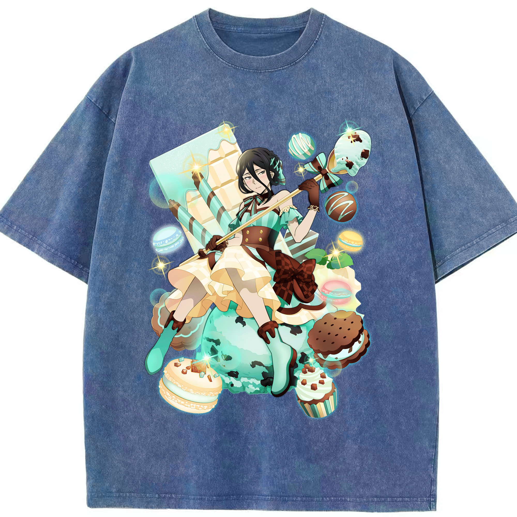 （画像用） 文豪ストレイドッグス Bungo Stray Dogs 綿100% ヴィンテージ風 半袖Tシャツ（フロントプリント）