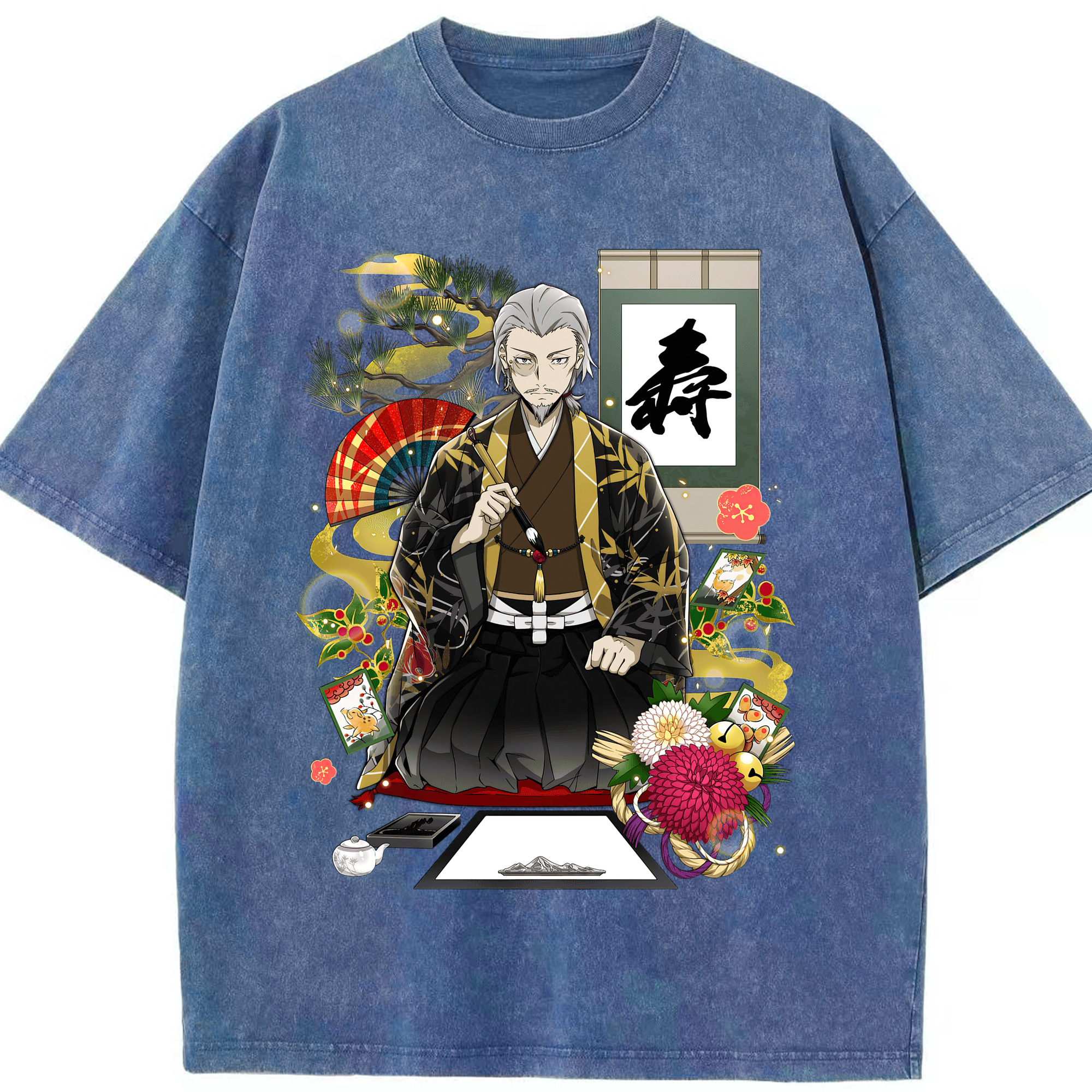 （画像用） 文豪ストレイドッグス Bungo Stray Dogs 綿100% ヴィンテージ風 半袖Tシャツ（フロントプリント）