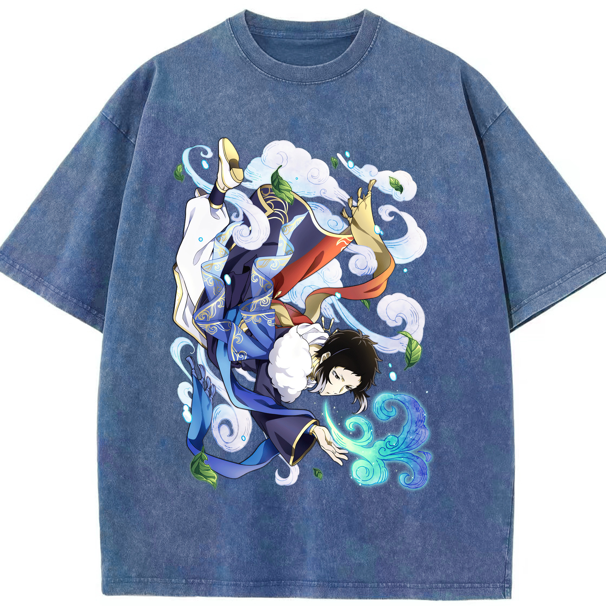 （画像用） 文豪ストレイドッグス Bungo Stray Dogs 綿100% ヴィンテージ風 半袖Tシャツ（フロントプリント）