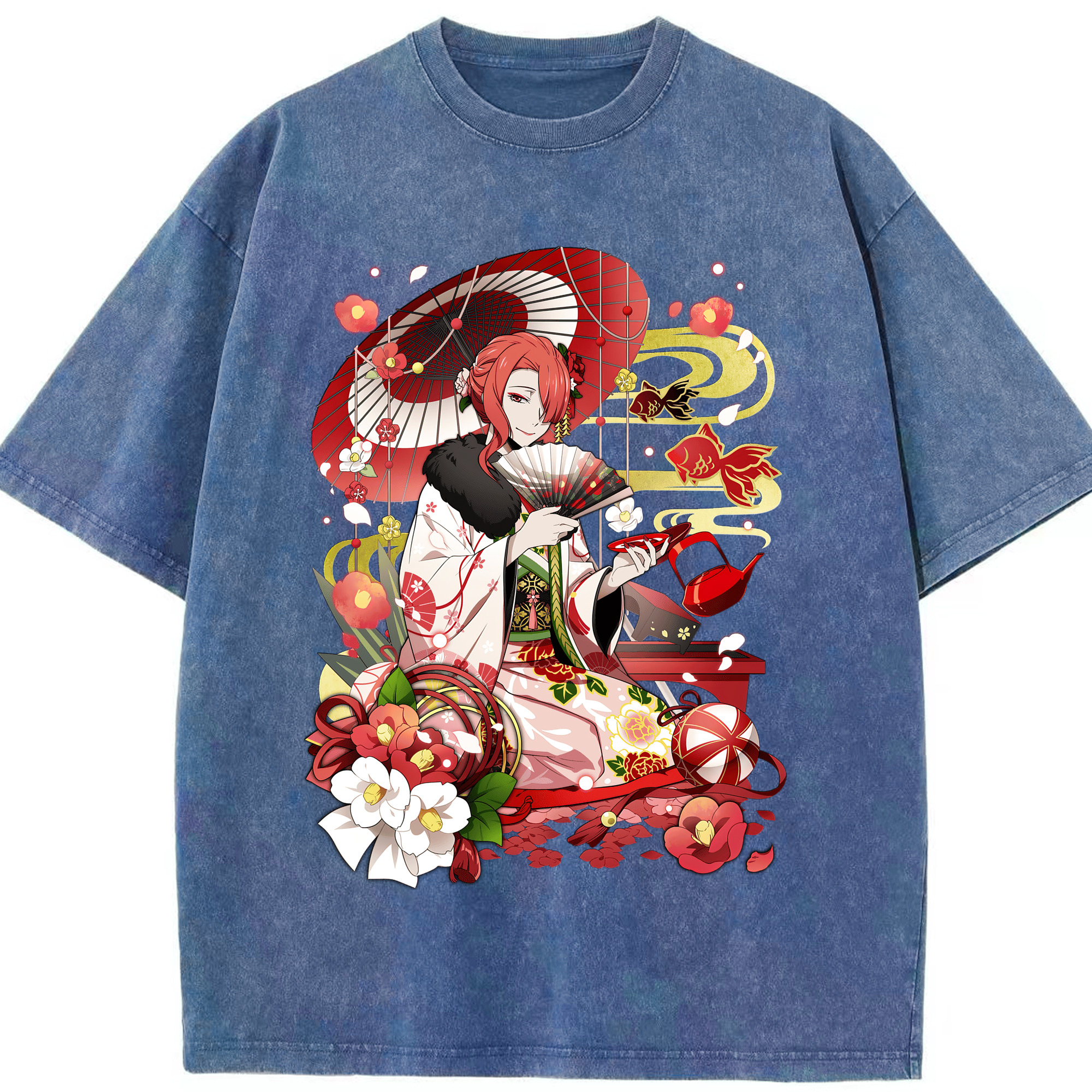 （画像用） 文豪ストレイドッグス Bungo Stray Dogs 綿100% ヴィンテージ風 半袖Tシャツ（フロントプリント）
