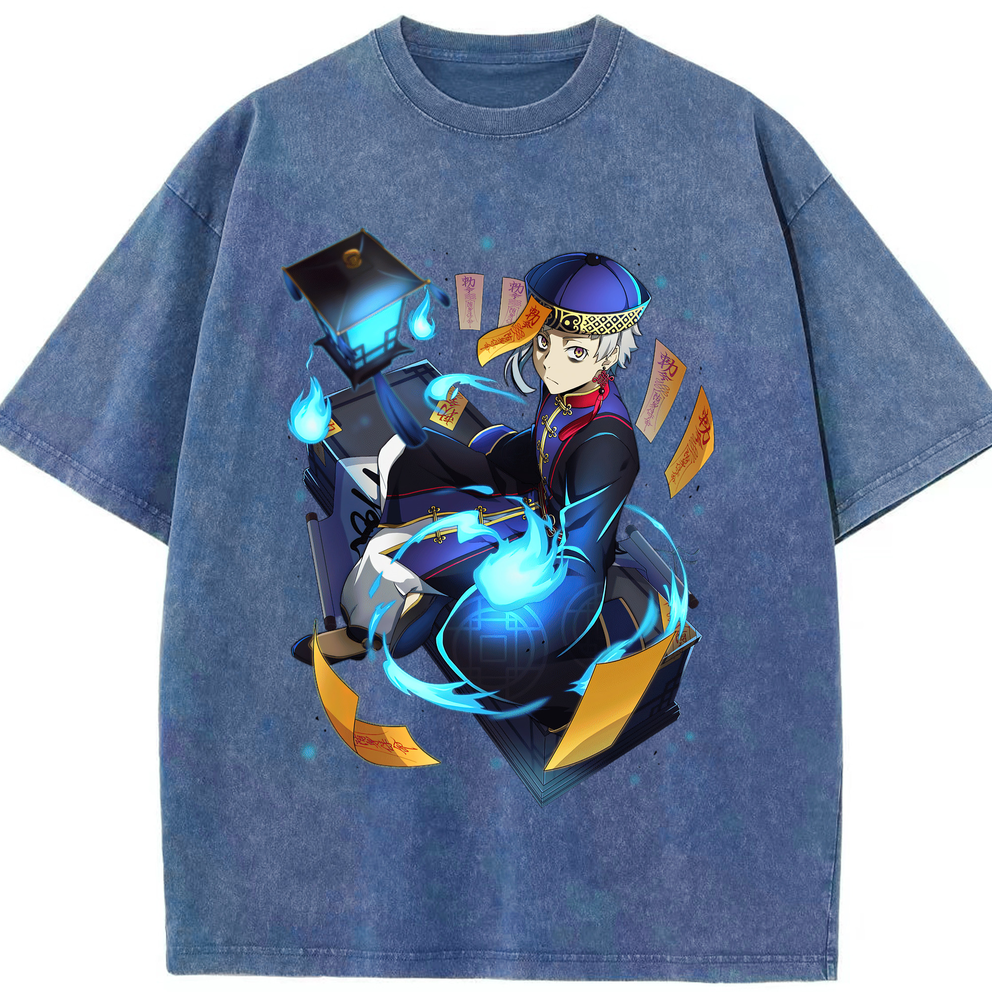 （画像用） 文豪ストレイドッグス Bungo Stray Dogs 綿100% ヴィンテージ風 半袖Tシャツ（フロントプリント）