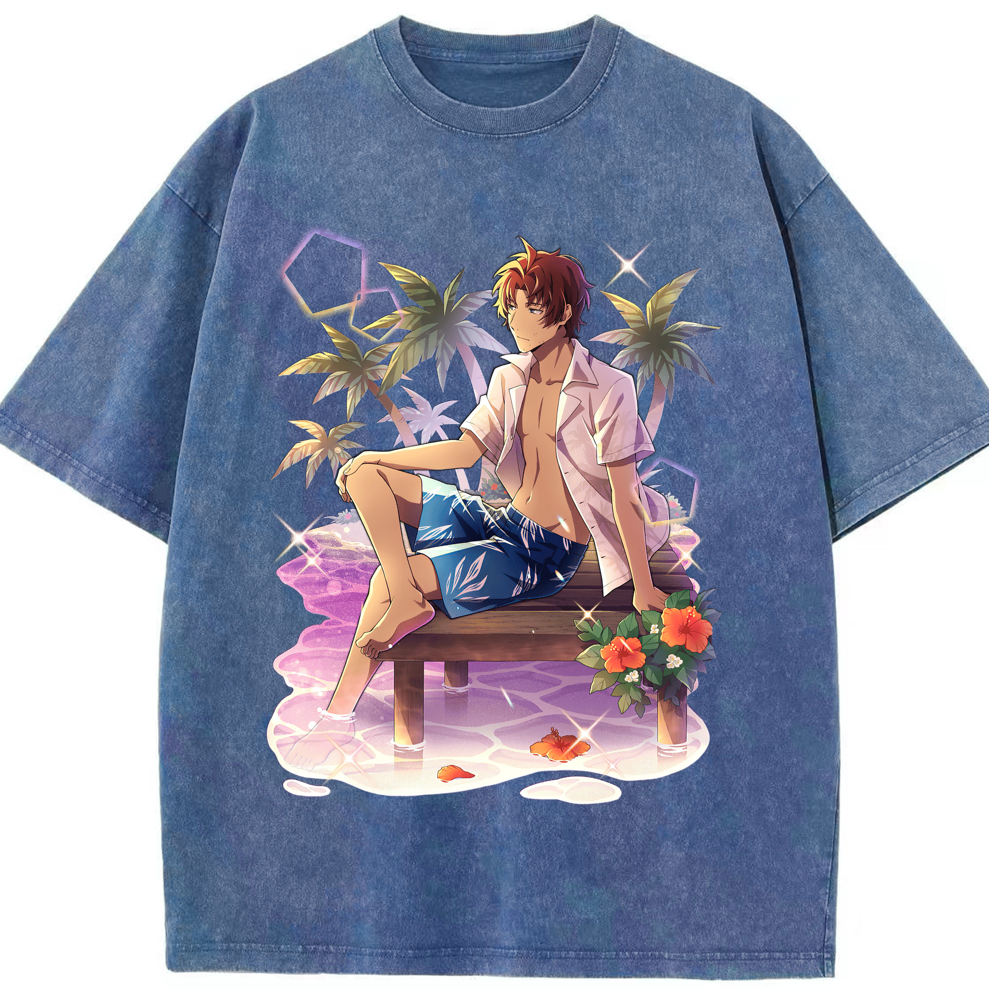 （画像用） 文豪ストレイドッグス Bungo Stray Dogs 綿100% ヴィンテージ風 半袖Tシャツ（フロントプリント）