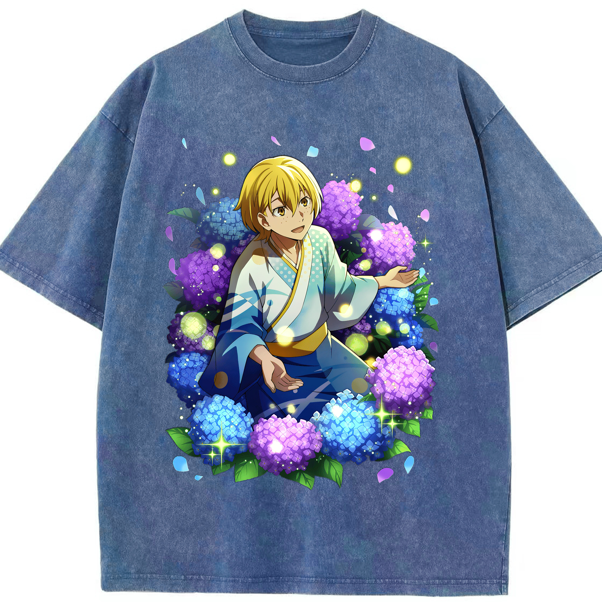 （画像用） 文豪ストレイドッグス Bungo Stray Dogs 綿100% ヴィンテージ風 半袖Tシャツ（フロントプリント）