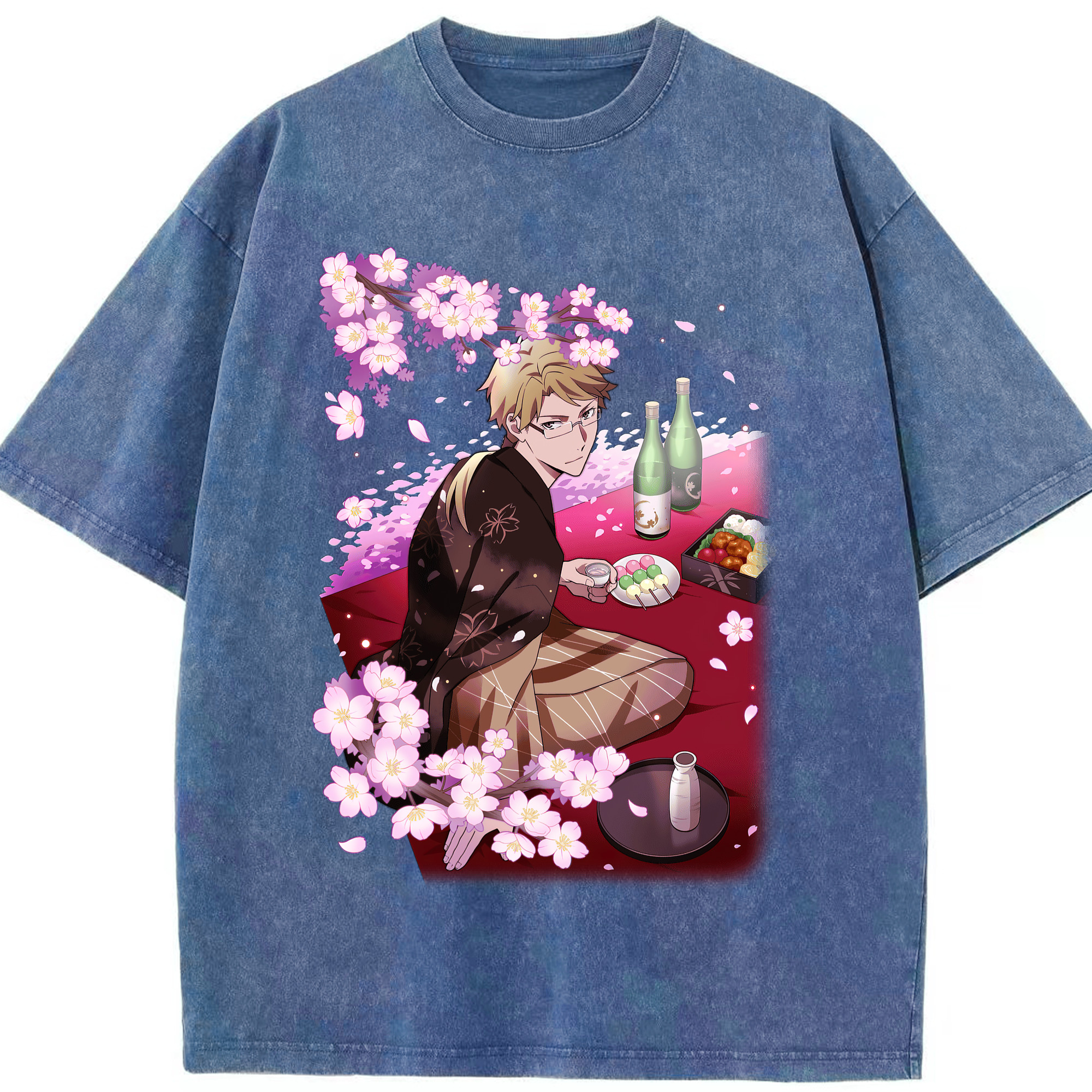 （画像用） 文豪ストレイドッグス Bungo Stray Dogs 綿100% ヴィンテージ風 半袖Tシャツ（フロントプリント）