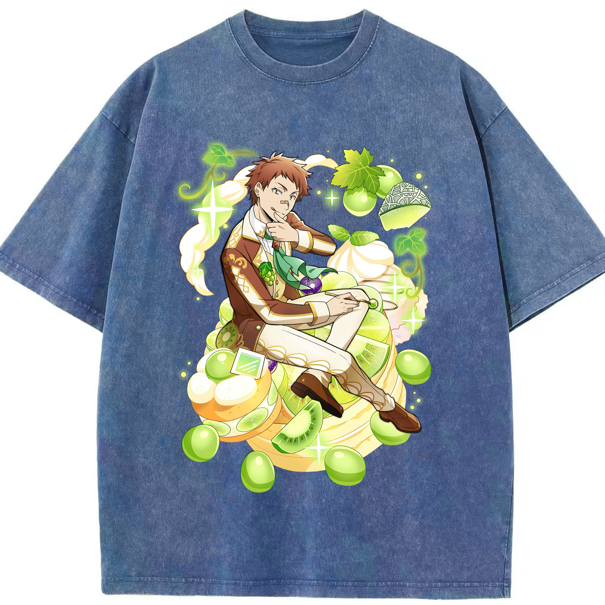 （画像用） 文豪ストレイドッグス Bungo Stray Dogs 綿100% ヴィンテージ風 半袖Tシャツ（フロントプリント）