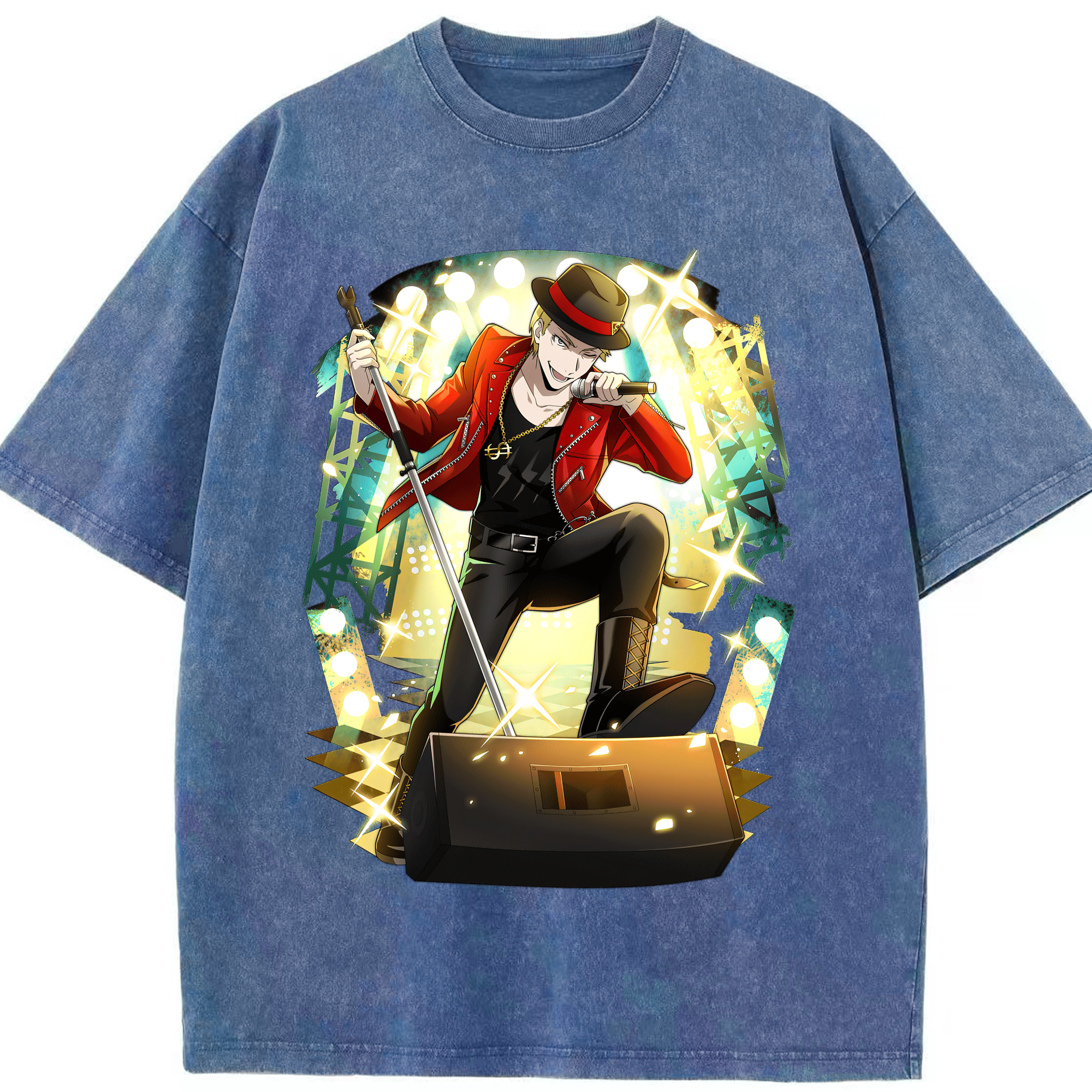 （画像用） 文豪ストレイドッグス Bungo Stray Dogs 綿100% ヴィンテージ風 半袖Tシャツ（フロントプリント）