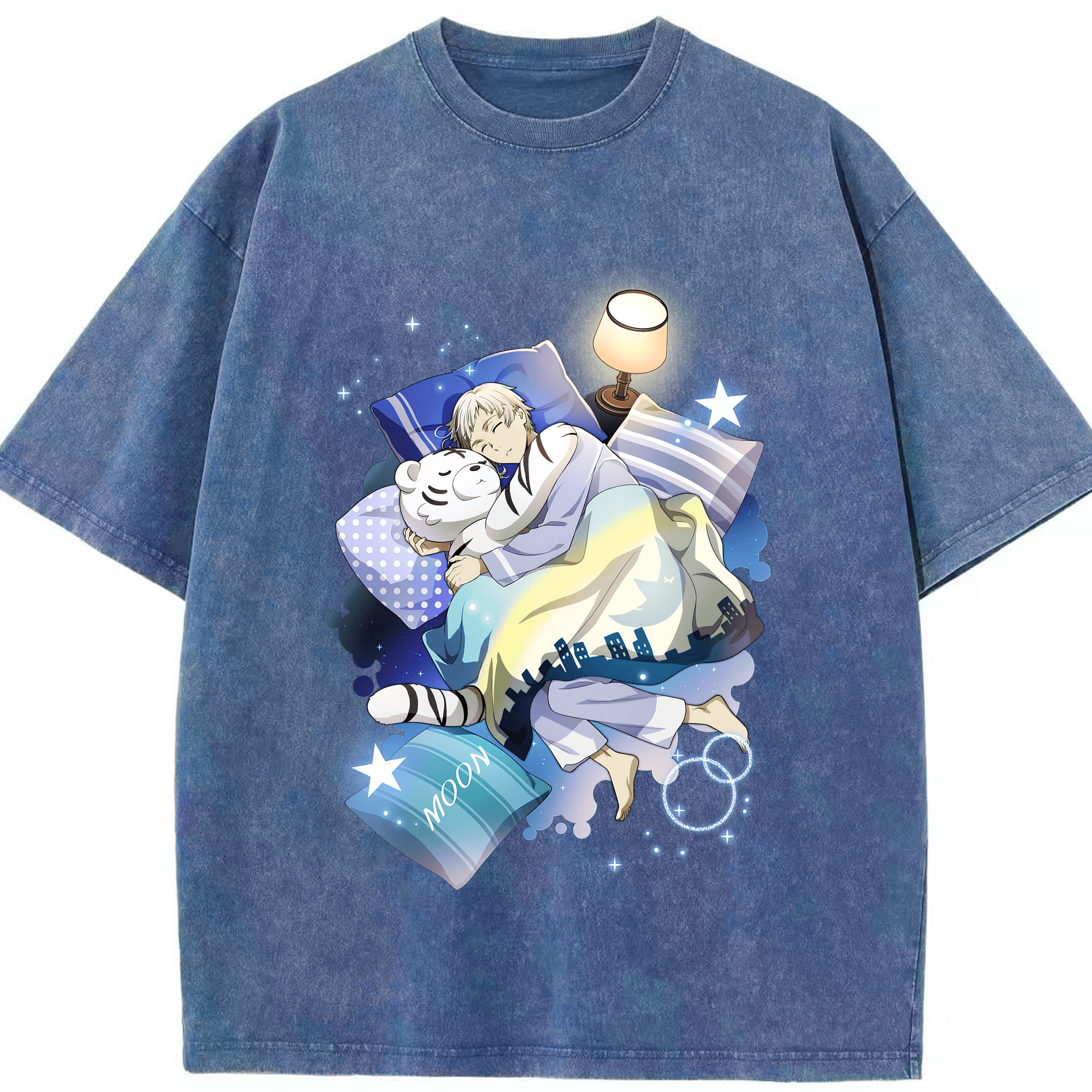 （画像用） 文豪ストレイドッグス Bungo Stray Dogs 綿100% ヴィンテージ風 半袖Tシャツ（フロントプリント）