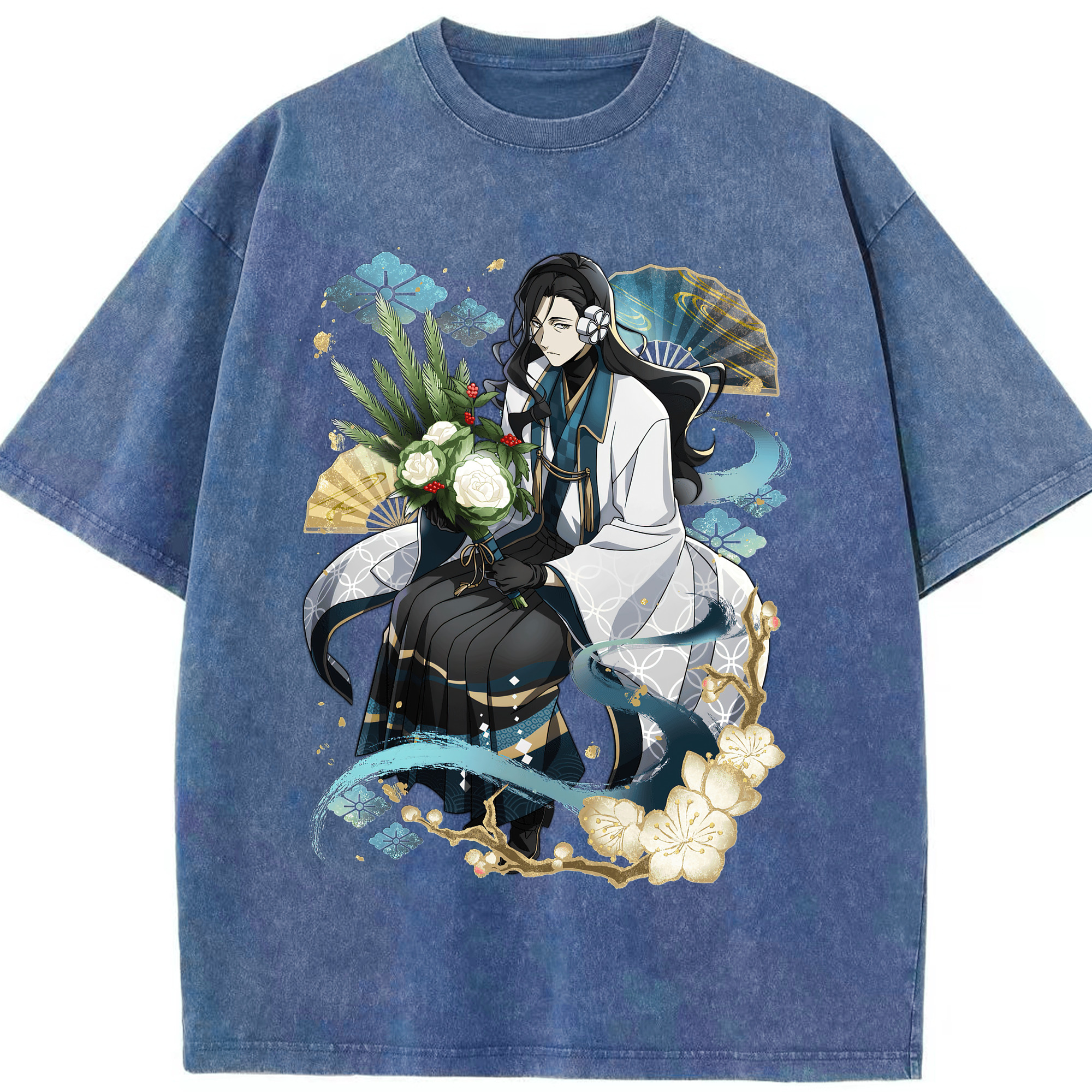 （画像用） 文豪ストレイドッグス Bungo Stray Dogs 綿100% ヴィンテージ風 半袖Tシャツ（フロントプリント）