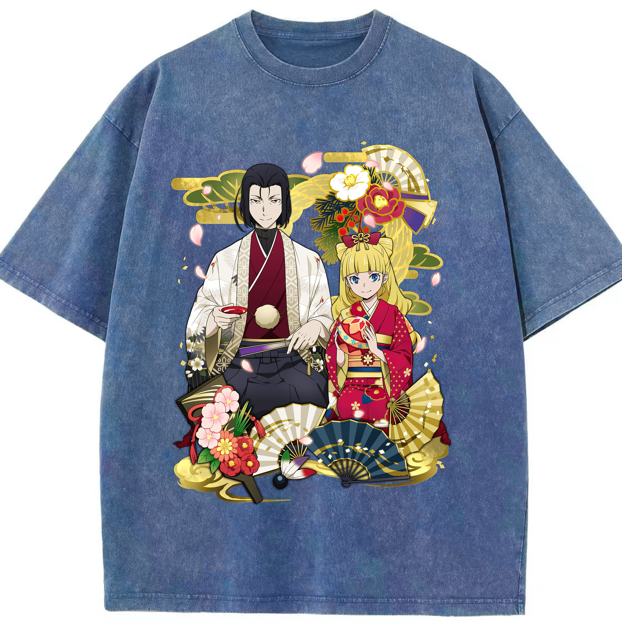 （画像用） 文豪ストレイドッグス Bungo Stray Dogs 綿100% ヴィンテージ風 半袖Tシャツ（フロントプリント）