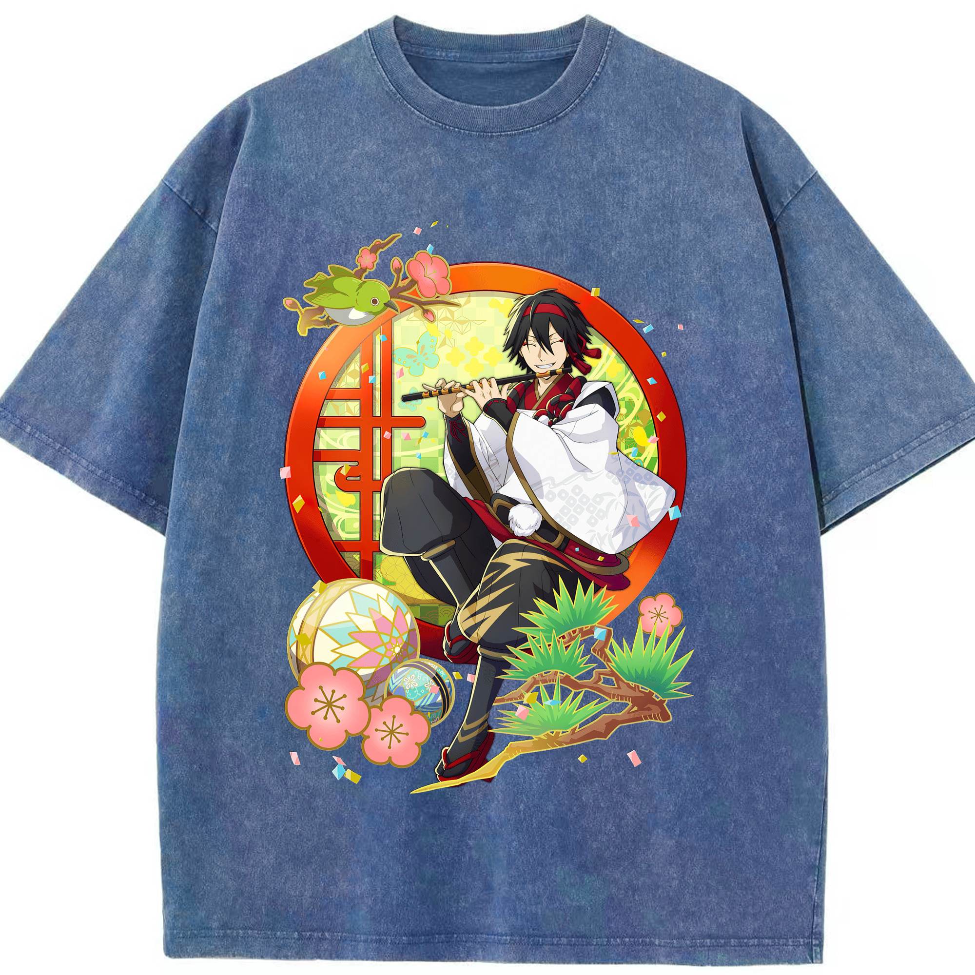 （画像用） 文豪ストレイドッグス Bungo Stray Dogs 綿100% ヴィンテージ風 半袖Tシャツ（フロントプリント）