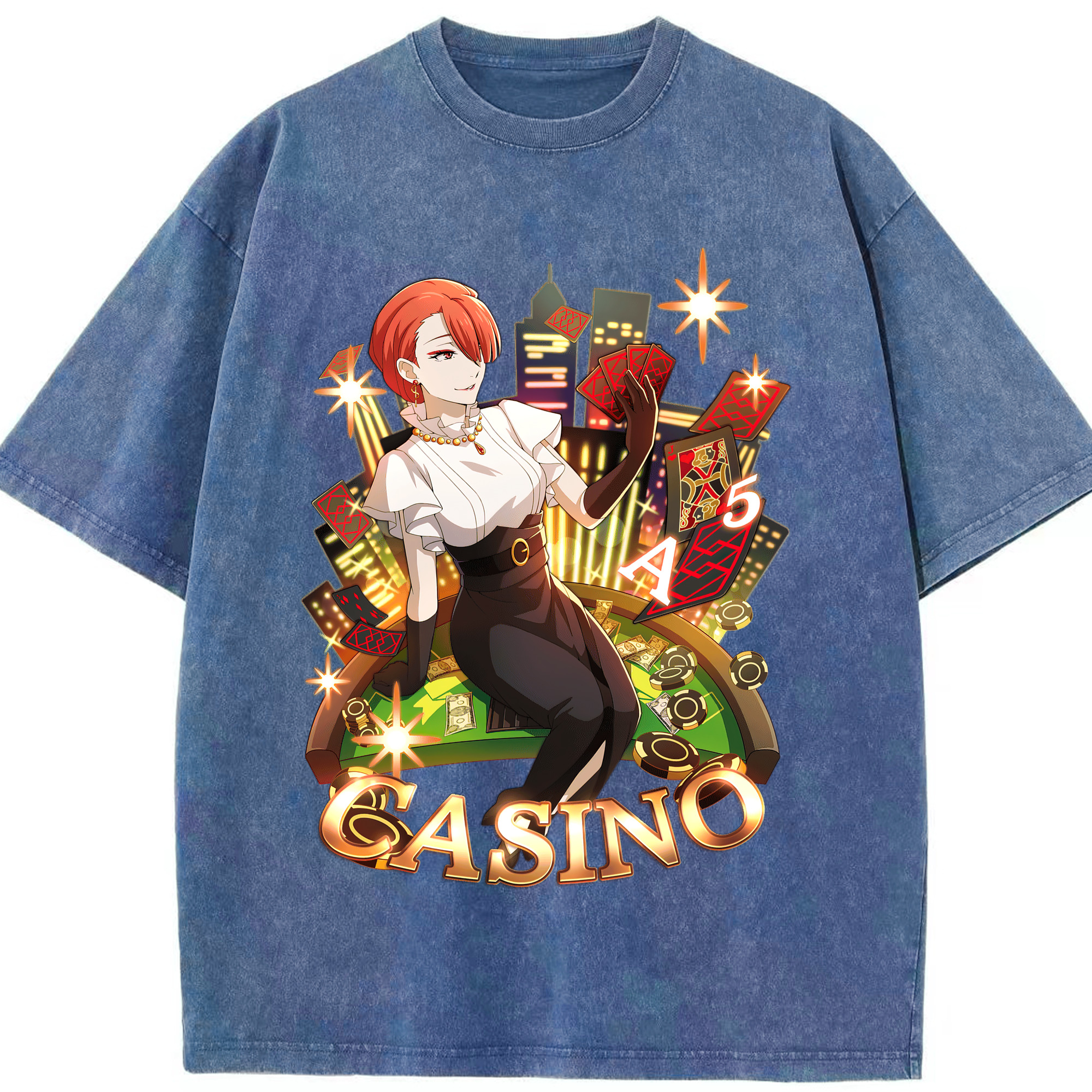 （画像用） 文豪ストレイドッグス Bungo Stray Dogs 綿100% ヴィンテージ風 半袖Tシャツ（フロントプリント）
