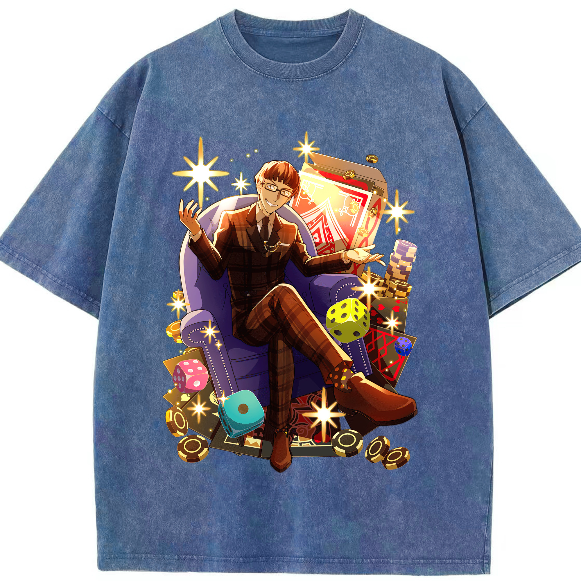（画像用） 文豪ストレイドッグス Bungo Stray Dogs 綿100% ヴィンテージ風 半袖Tシャツ（フロントプリント）
