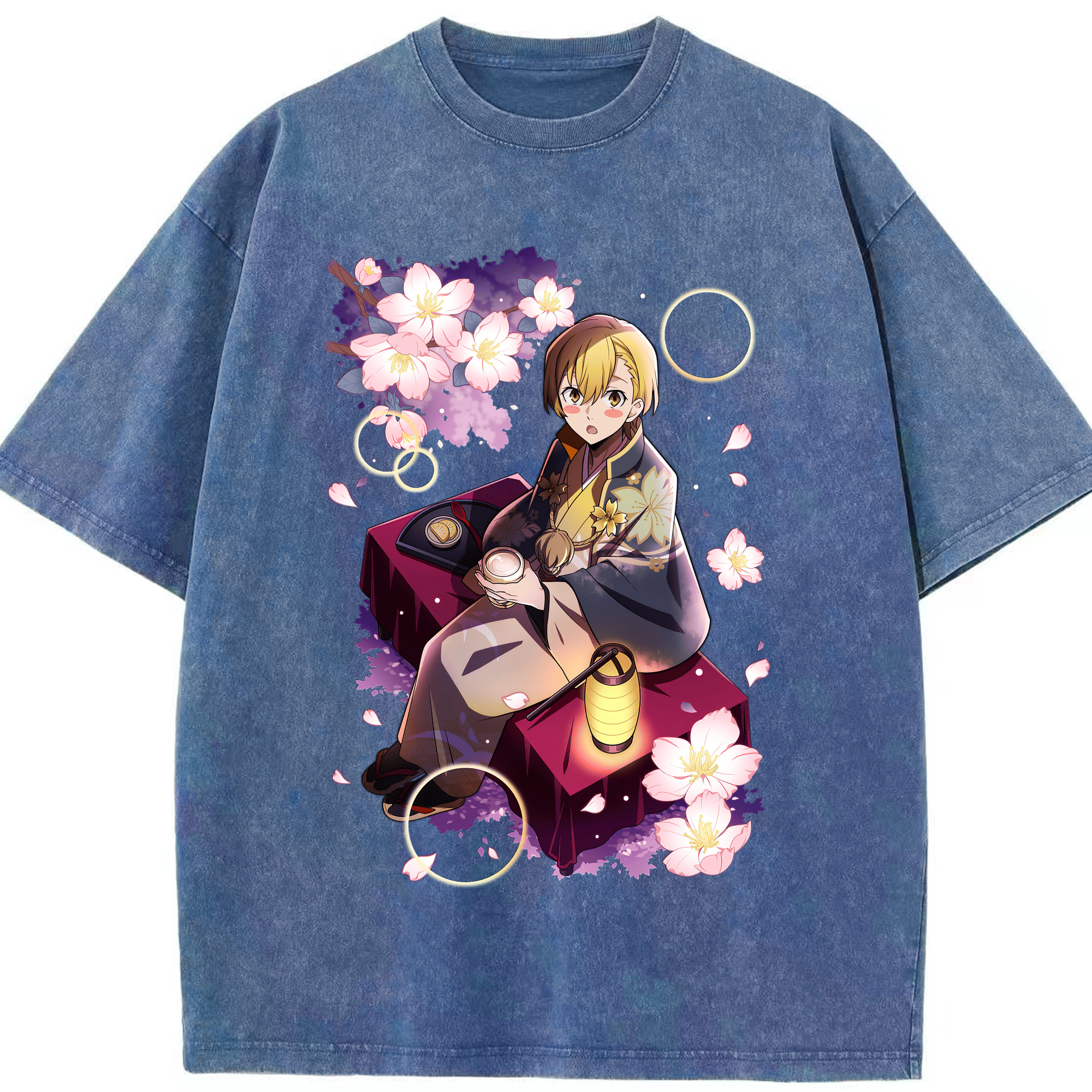（画像用） 文豪ストレイドッグス Bungo Stray Dogs 綿100% ヴィンテージ風 半袖Tシャツ（フロントプリント）