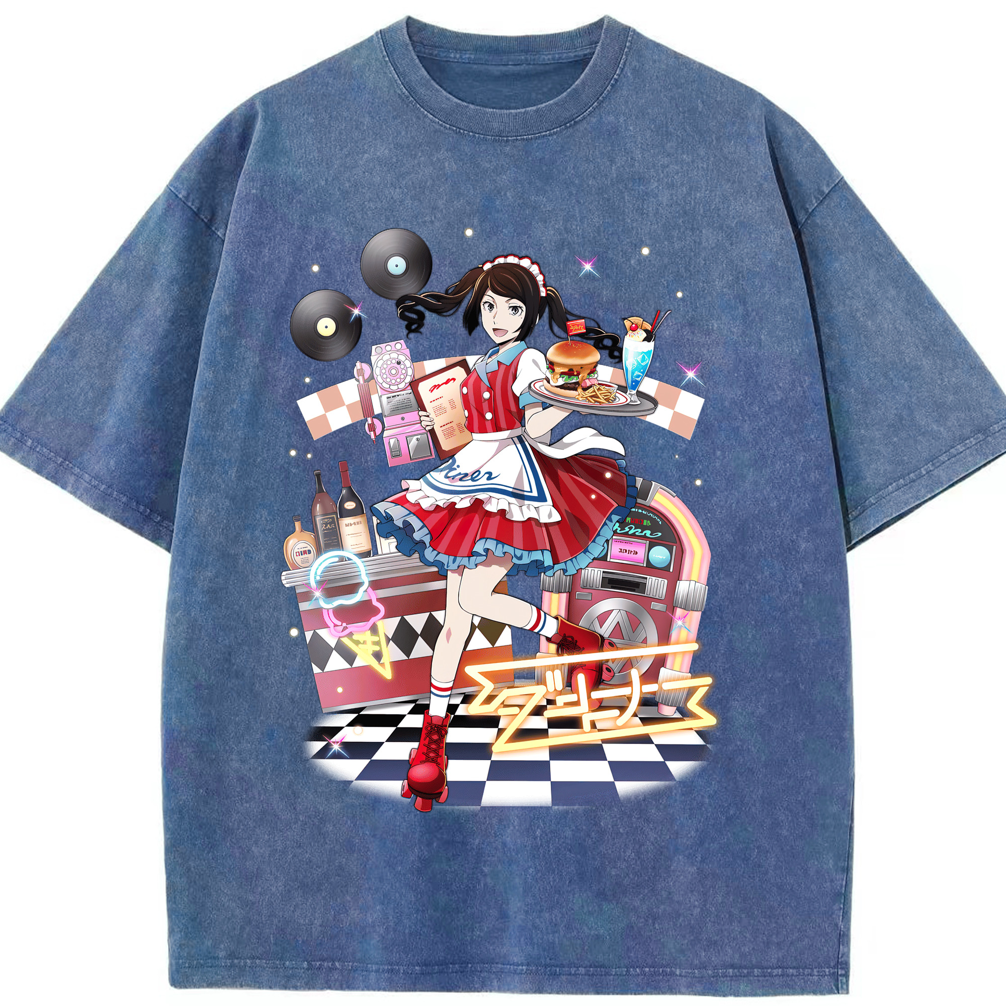 （画像用） 文豪ストレイドッグス Bungo Stray Dogs 綿100% ヴィンテージ風 半袖Tシャツ（フロントプリント）