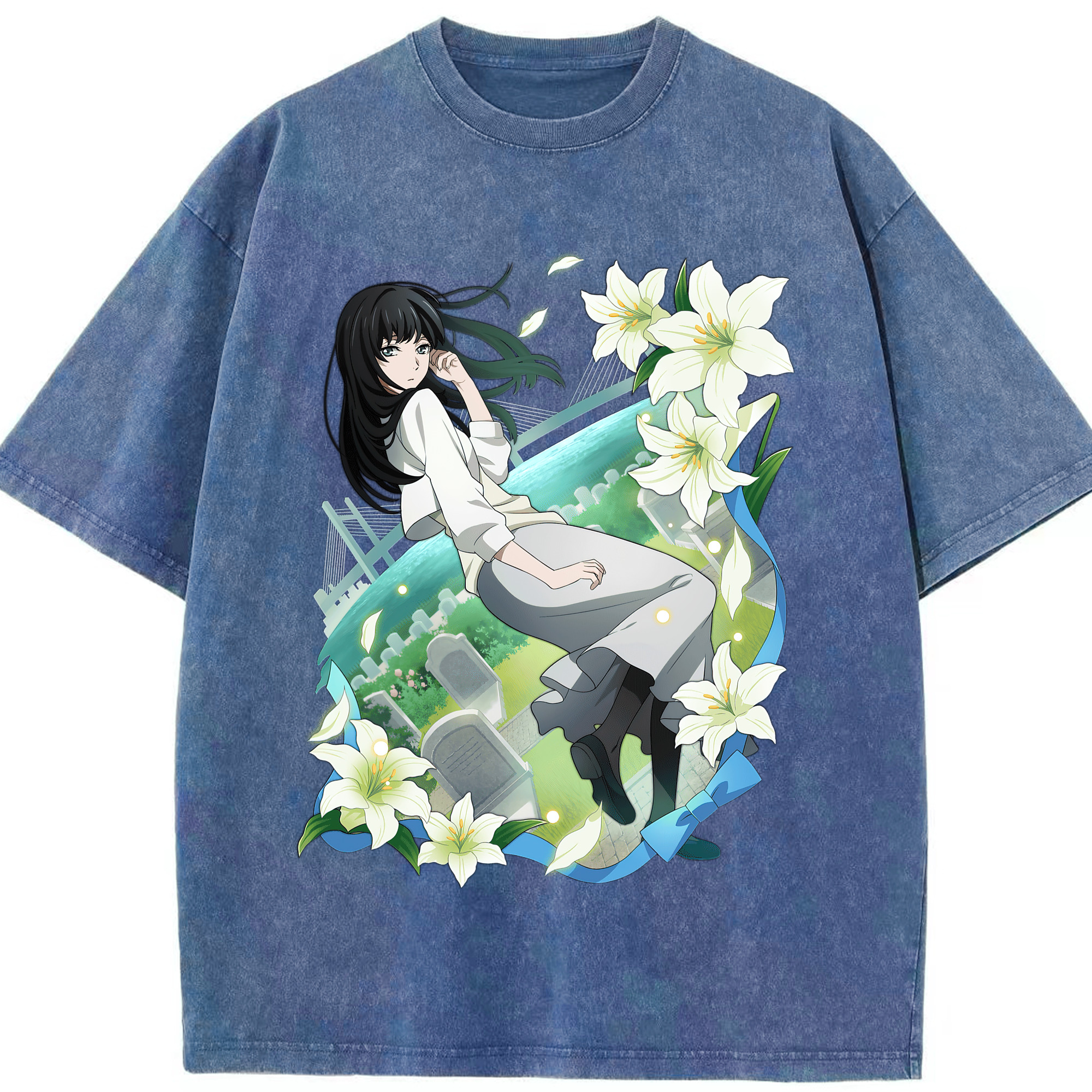 （画像用） 文豪ストレイドッグス Bungo Stray Dogs 綿100% ヴィンテージ風 半袖Tシャツ（フロントプリント）