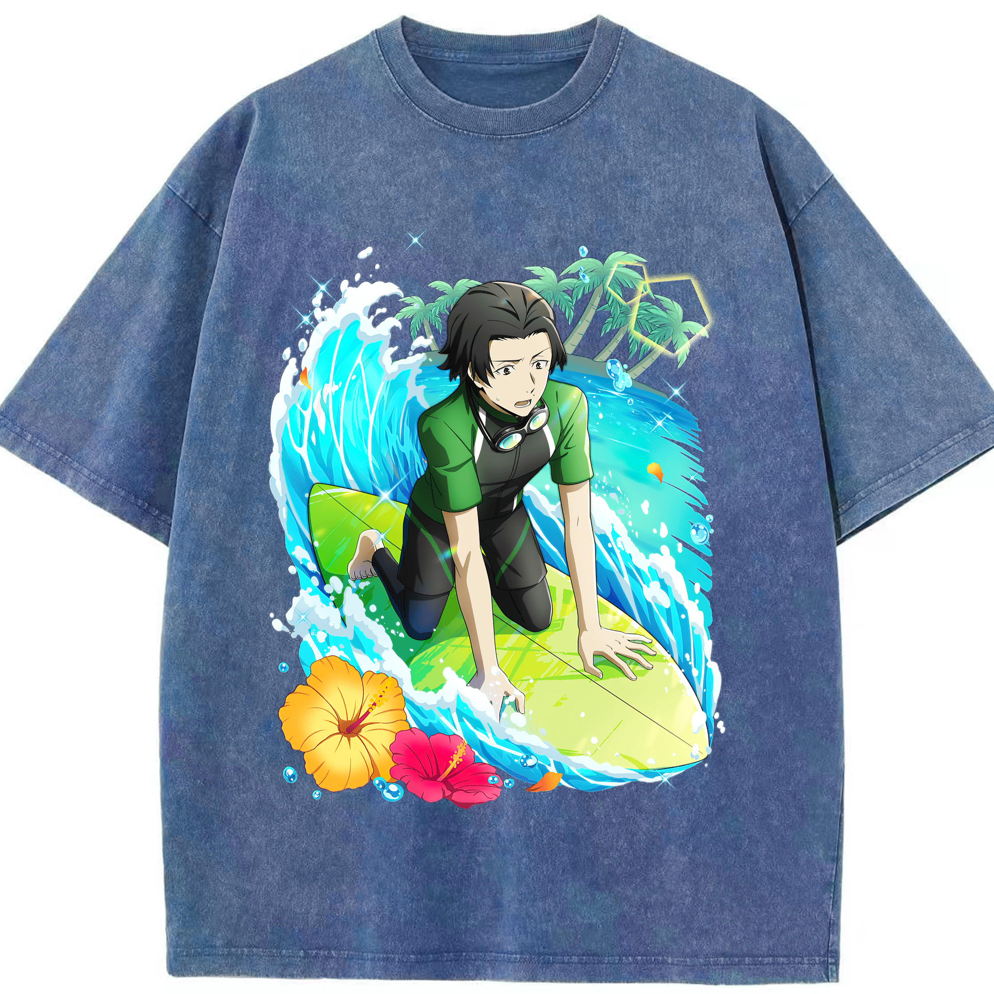 （画像用） 文豪ストレイドッグス Bungo Stray Dogs 綿100% ヴィンテージ風 半袖Tシャツ（フロントプリント）