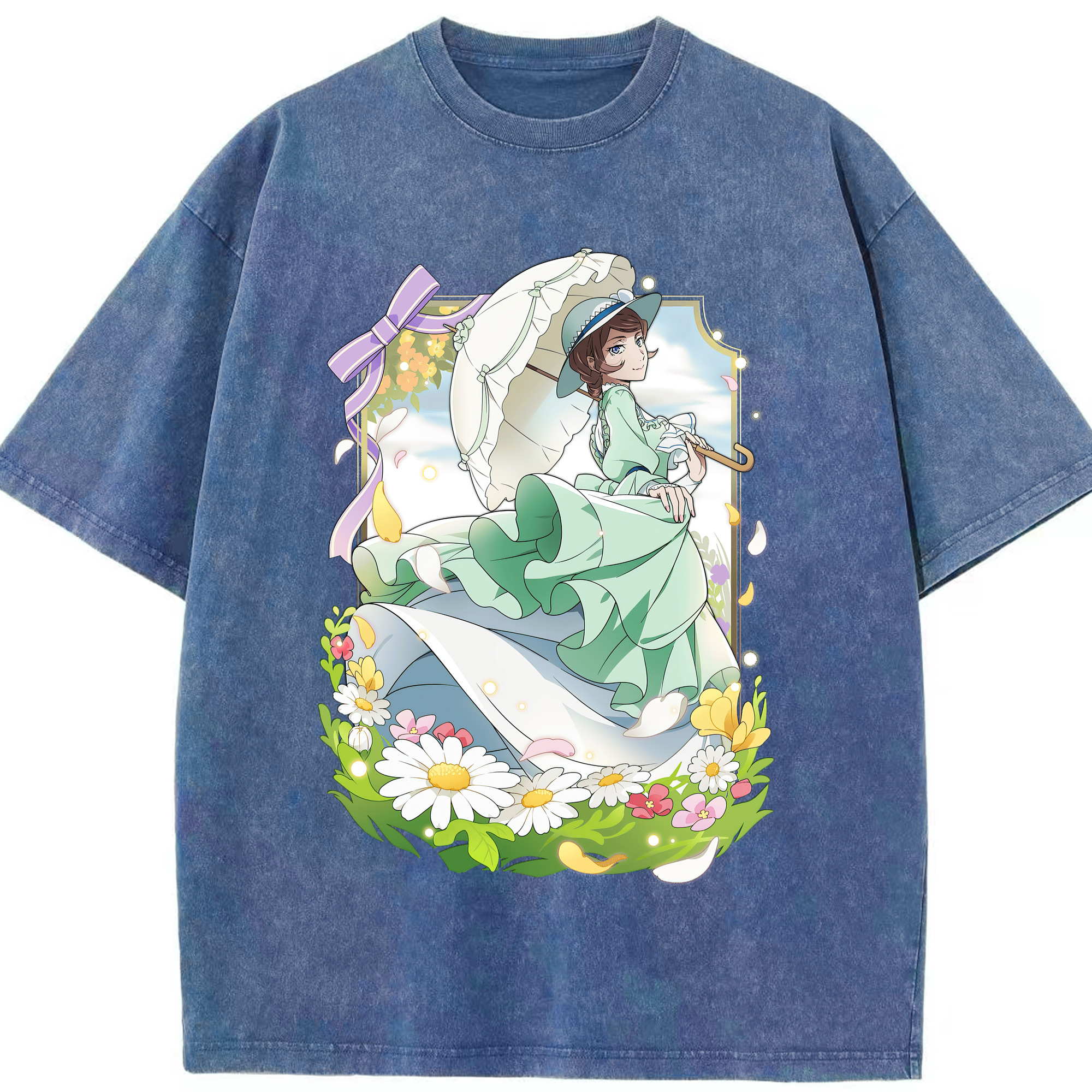（画像用） 文豪ストレイドッグス Bungo Stray Dogs 綿100% ヴィンテージ風 半袖Tシャツ（フロントプリント）