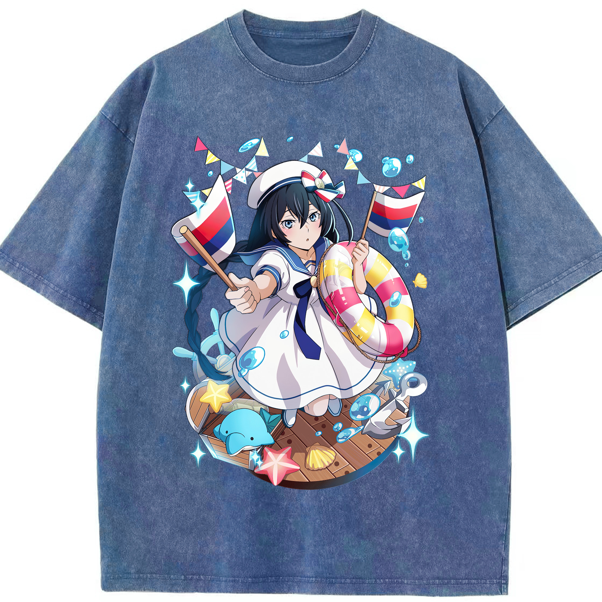 （画像用） 文豪ストレイドッグス Bungo Stray Dogs 綿100% ヴィンテージ風 半袖Tシャツ（フロントプリント）