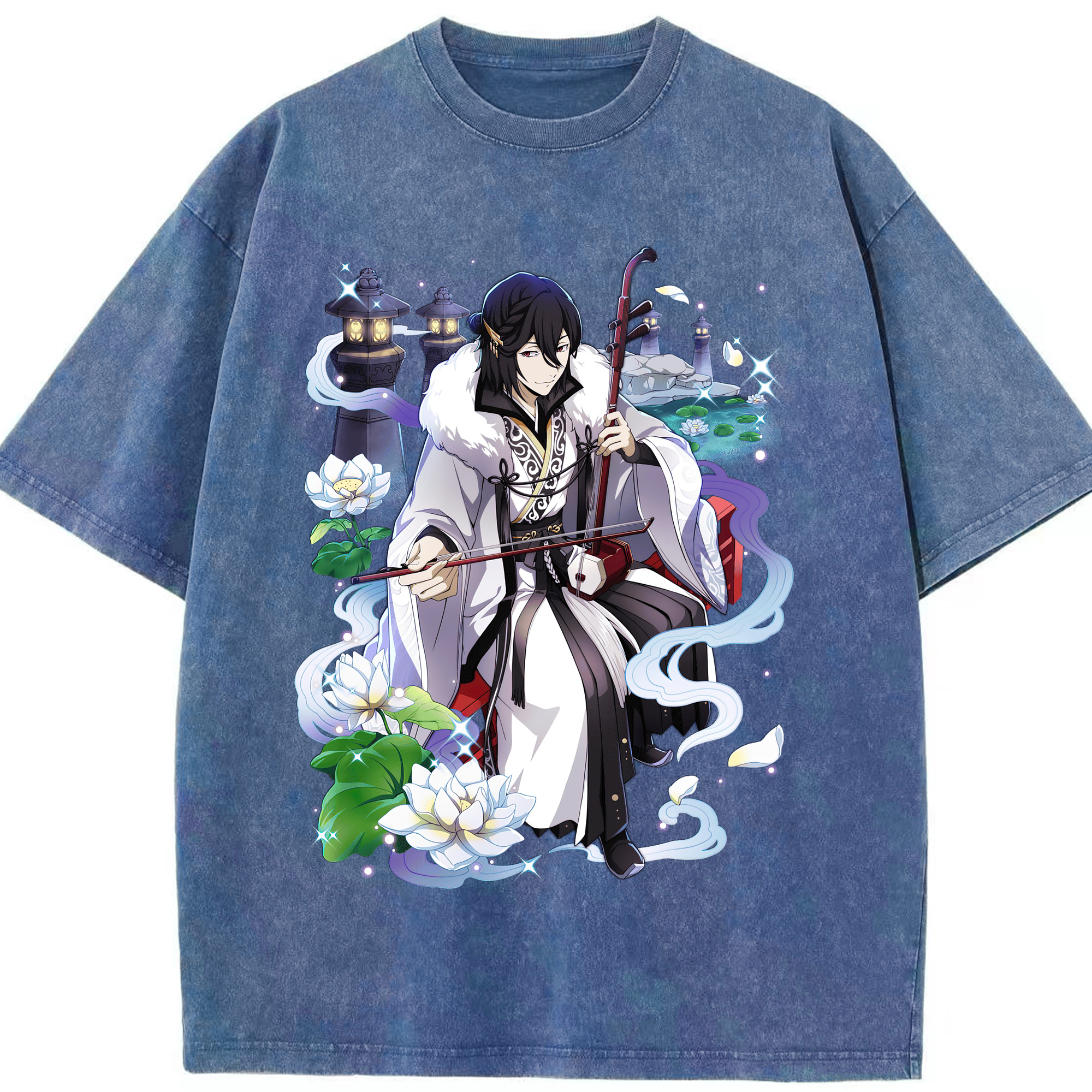 （画像用） 文豪ストレイドッグス Bungo Stray Dogs 綿100% ヴィンテージ風 半袖Tシャツ（フロントプリント）
