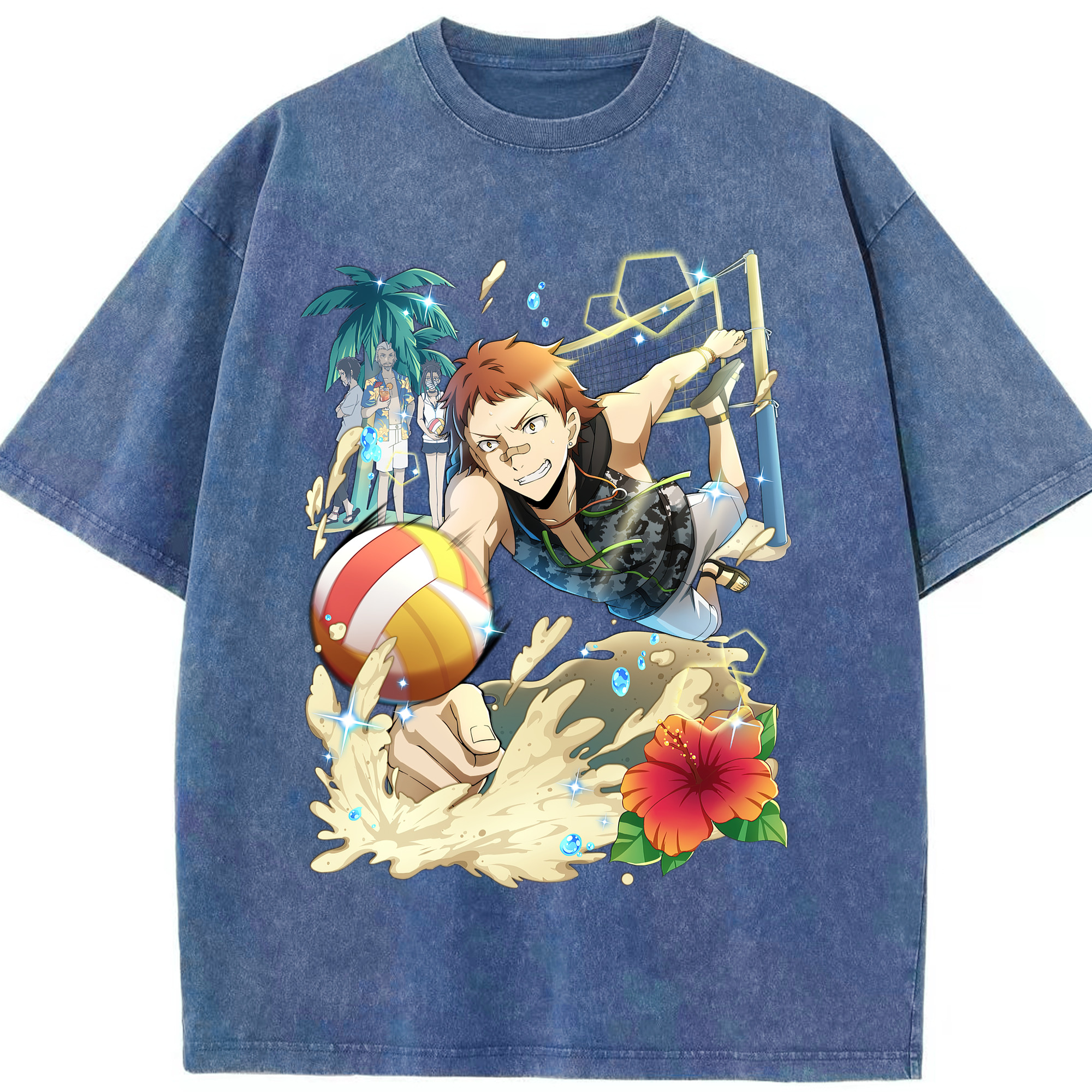 （画像用） 文豪ストレイドッグス Bungo Stray Dogs 綿100% ヴィンテージ風 半袖Tシャツ（フロントプリント）