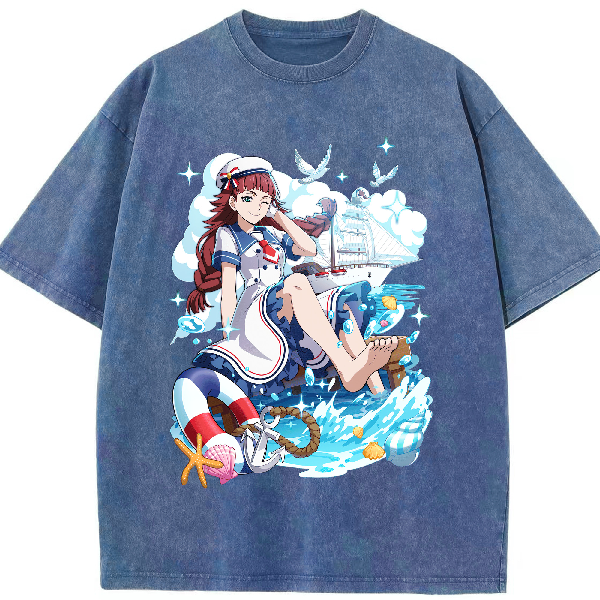 （画像用） 文豪ストレイドッグス Bungo Stray Dogs 綿100% ヴィンテージ風 半袖Tシャツ（フロントプリント）