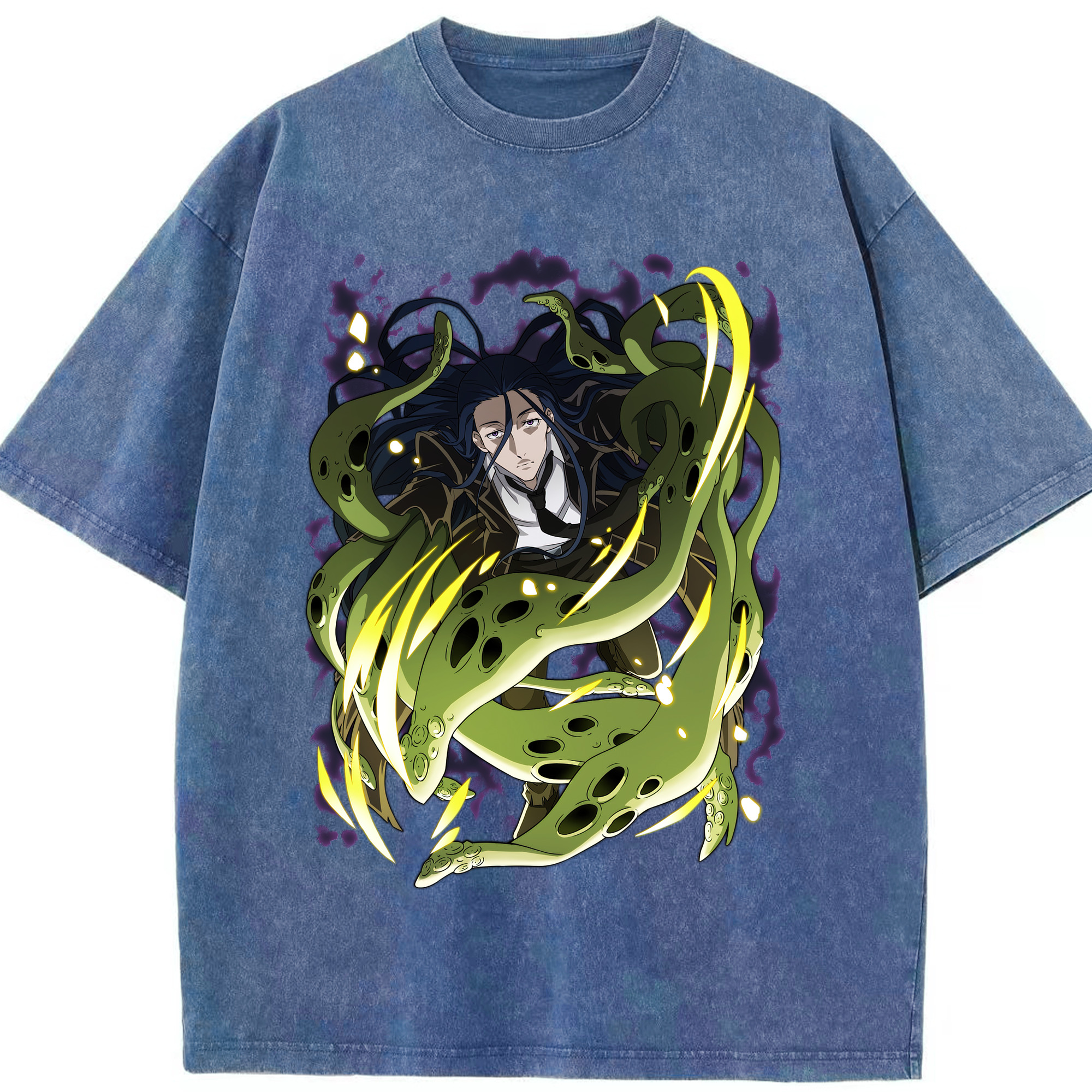 （画像用） 文豪ストレイドッグス Bungo Stray Dogs 綿100% ヴィンテージ風 半袖Tシャツ（フロントプリント）