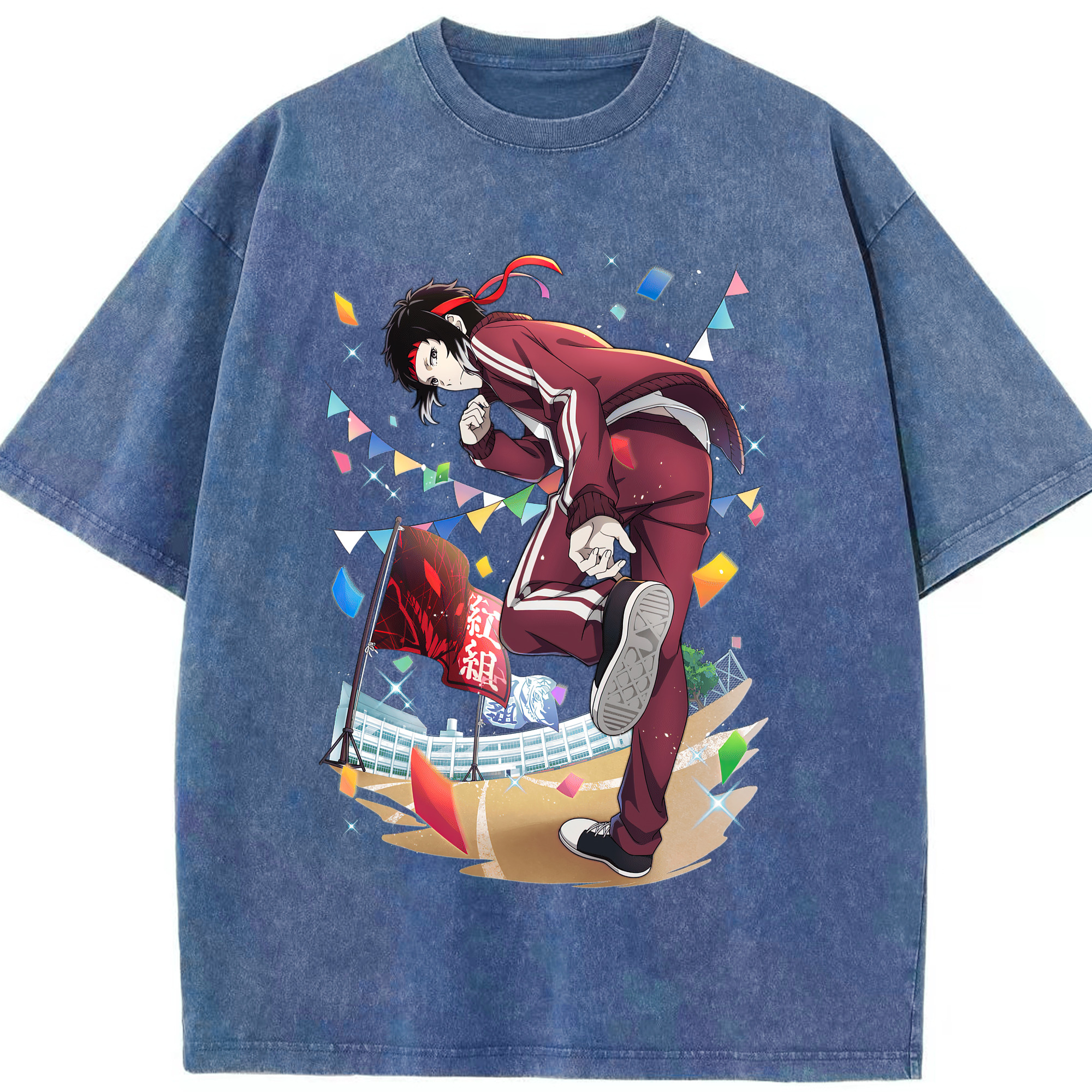 （画像用） 文豪ストレイドッグス Bungo Stray Dogs 綿100% ヴィンテージ風 半袖Tシャツ（フロントプリント）