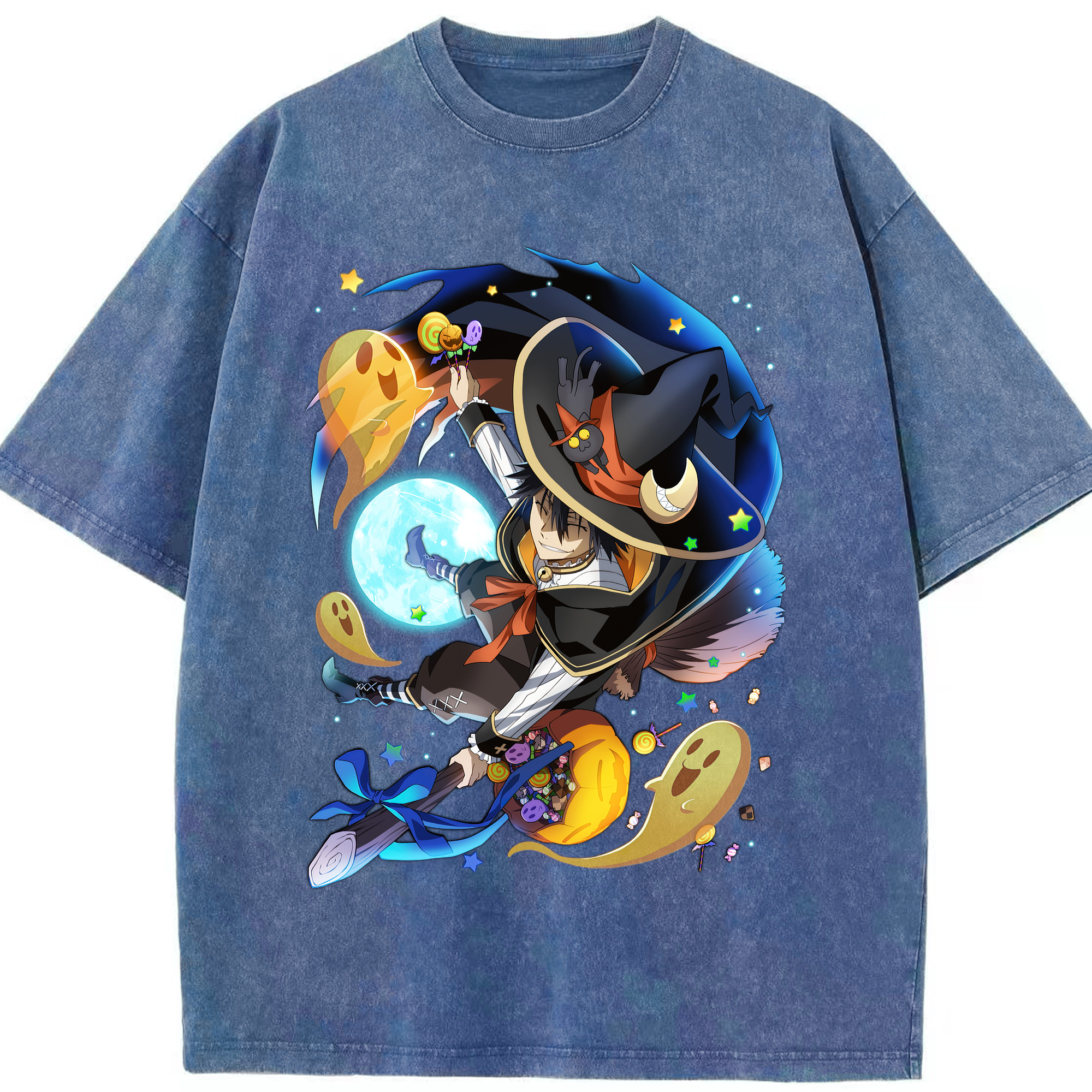 （画像用） 文豪ストレイドッグス Bungo Stray Dogs 綿100% ヴィンテージ風 半袖Tシャツ（フロントプリント）