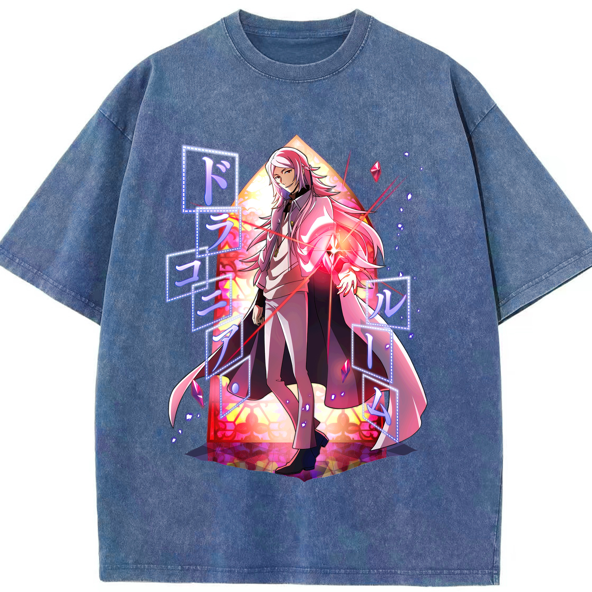 （画像用） 文豪ストレイドッグス Bungo Stray Dogs 綿100% ヴィンテージ風 半袖Tシャツ（フロントプリント）