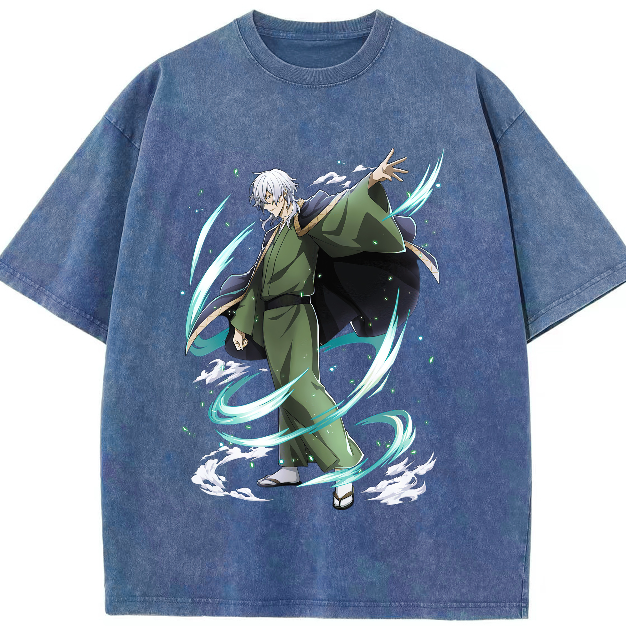 （画像用） 文豪ストレイドッグス Bungo Stray Dogs 綿100% ヴィンテージ風 半袖Tシャツ（フロントプリント）