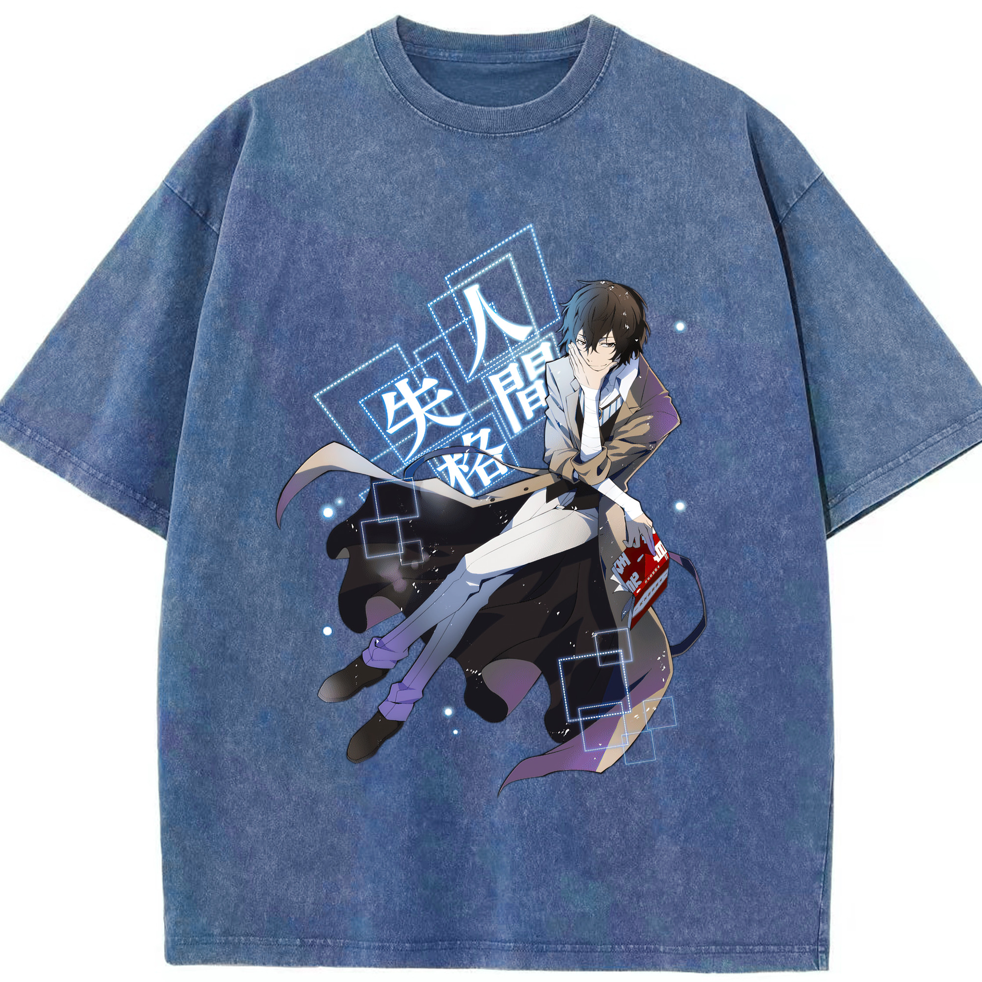 （画像用） 文豪ストレイドッグス Bungo Stray Dogs 綿100% ヴィンテージ風 半袖Tシャツ（フロントプリント）