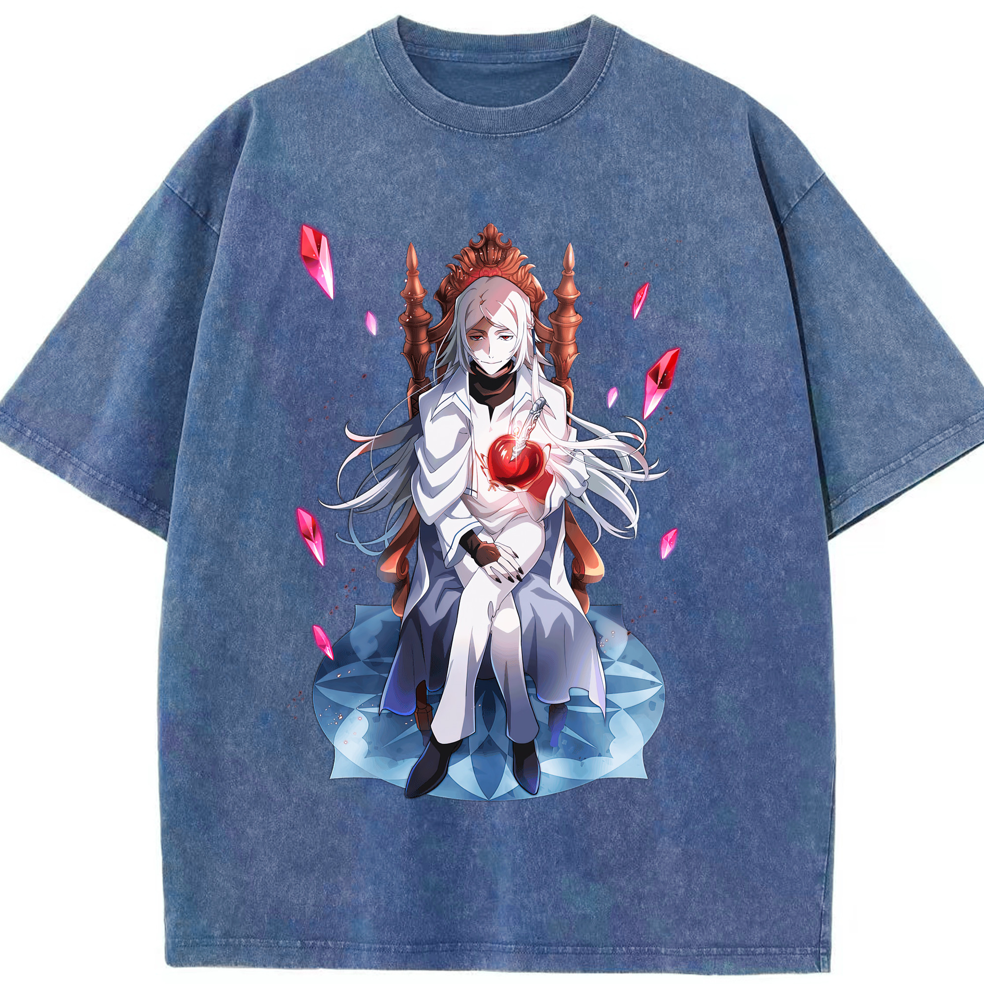 （画像用） 文豪ストレイドッグス Bungo Stray Dogs 綿100% ヴィンテージ風 半袖Tシャツ（フロントプリント）
