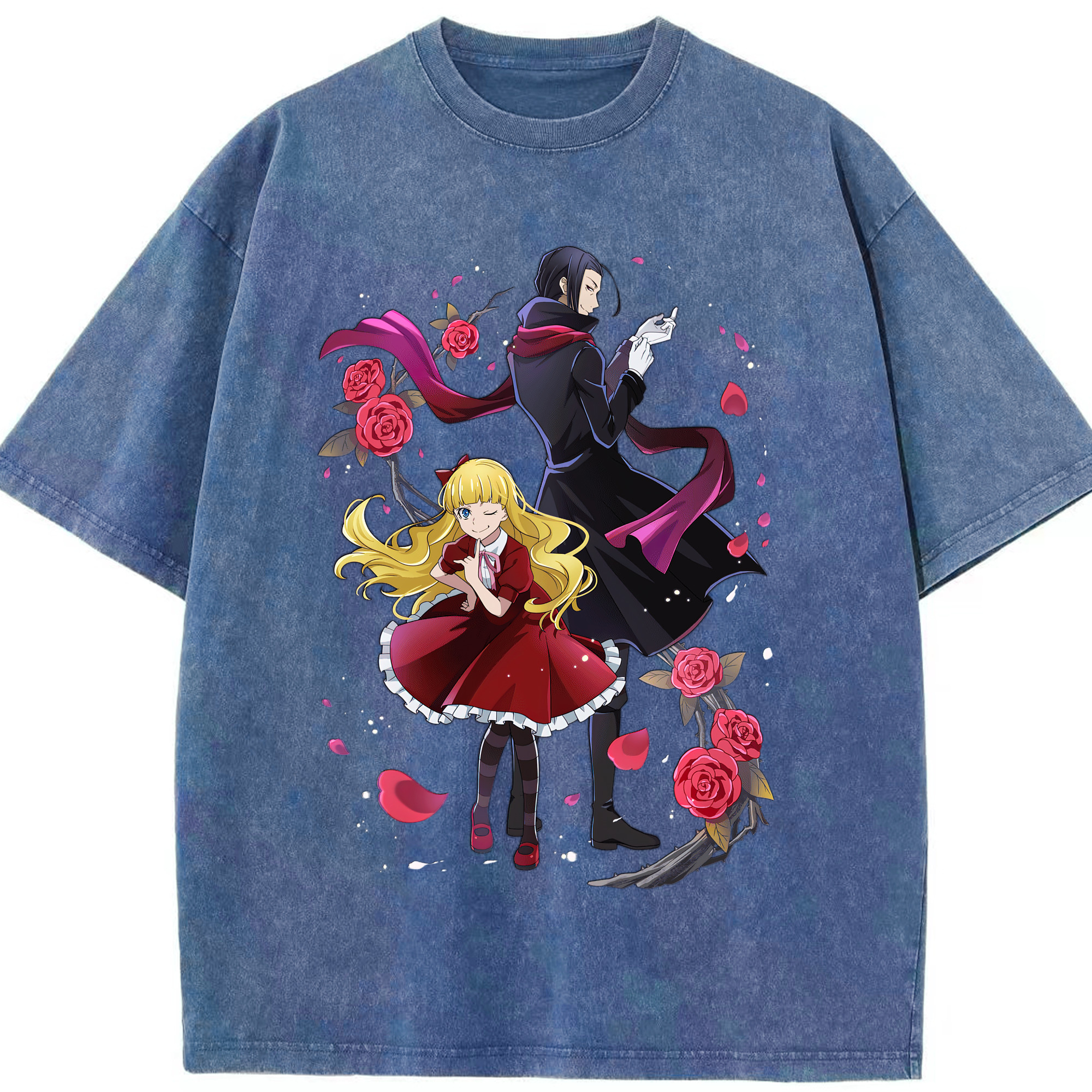 （画像用） 文豪ストレイドッグス Bungo Stray Dogs 綿100% ヴィンテージ風 半袖Tシャツ（フロントプリント）