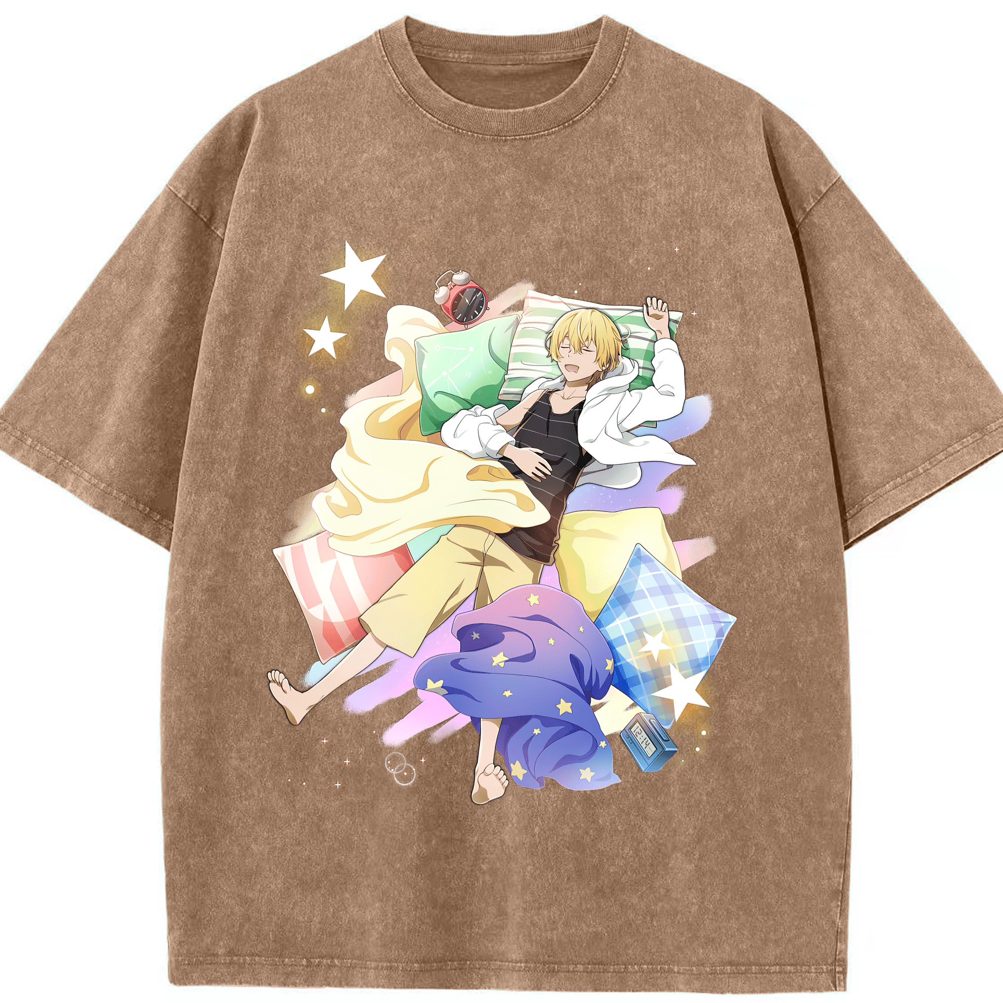（画像用） 文豪ストレイドッグス Bungo Stray Dogs 綿100% ヴィンテージ風 半袖Tシャツ（フロントプリント）