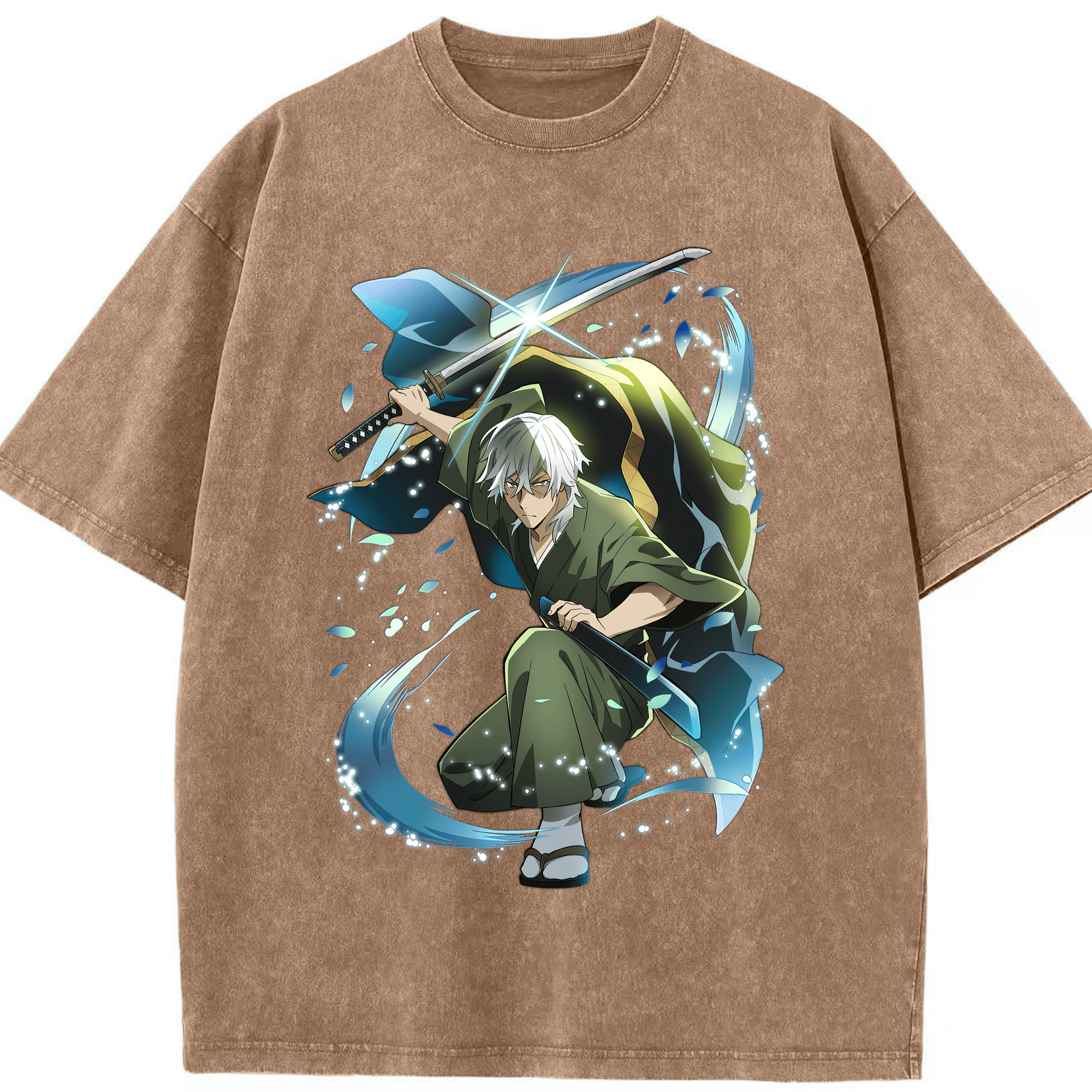 （画像用） 文豪ストレイドッグス Bungo Stray Dogs 綿100% ヴィンテージ風 半袖Tシャツ（フロントプリント）
