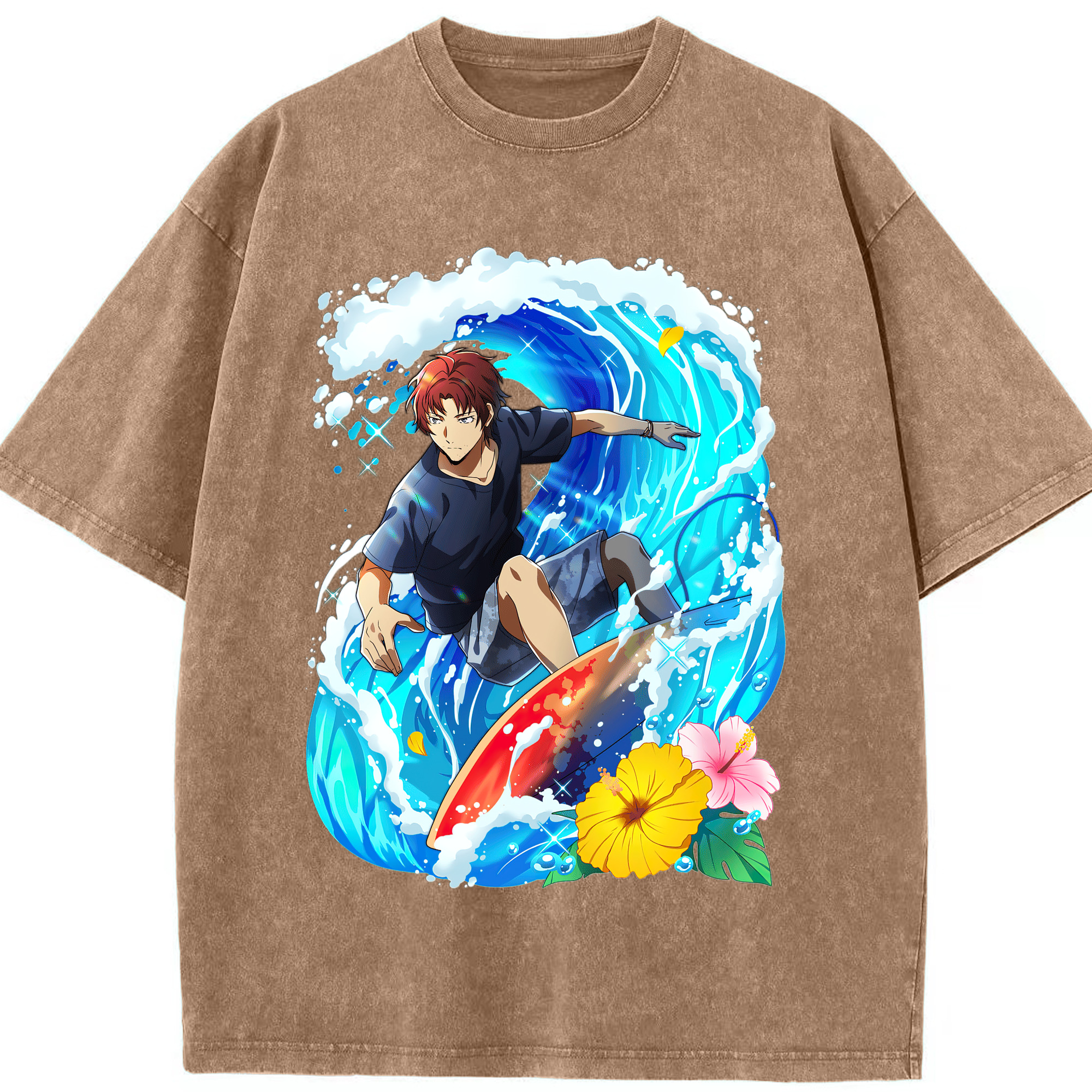 （画像用） 文豪ストレイドッグス Bungo Stray Dogs 綿100% ヴィンテージ風 半袖Tシャツ（フロントプリント）
