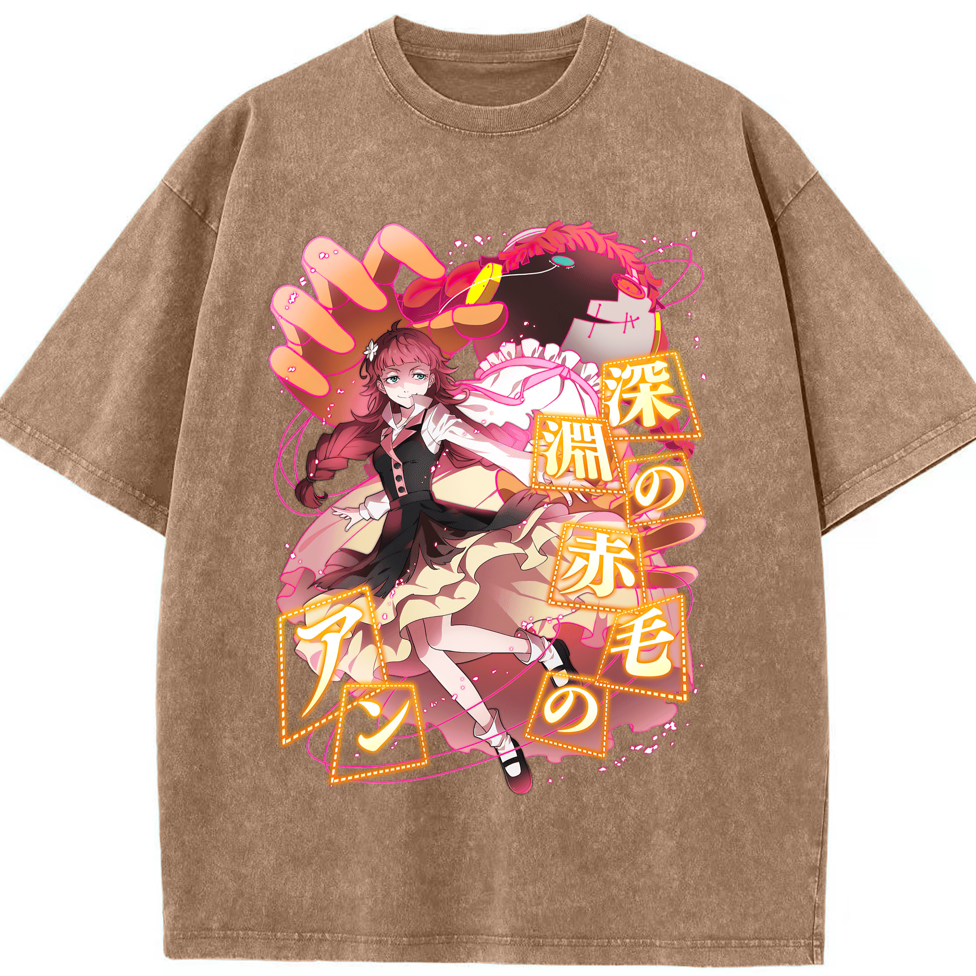 （画像用） 文豪ストレイドッグス Bungo Stray Dogs 綿100% ヴィンテージ風 半袖Tシャツ（フロントプリント）
