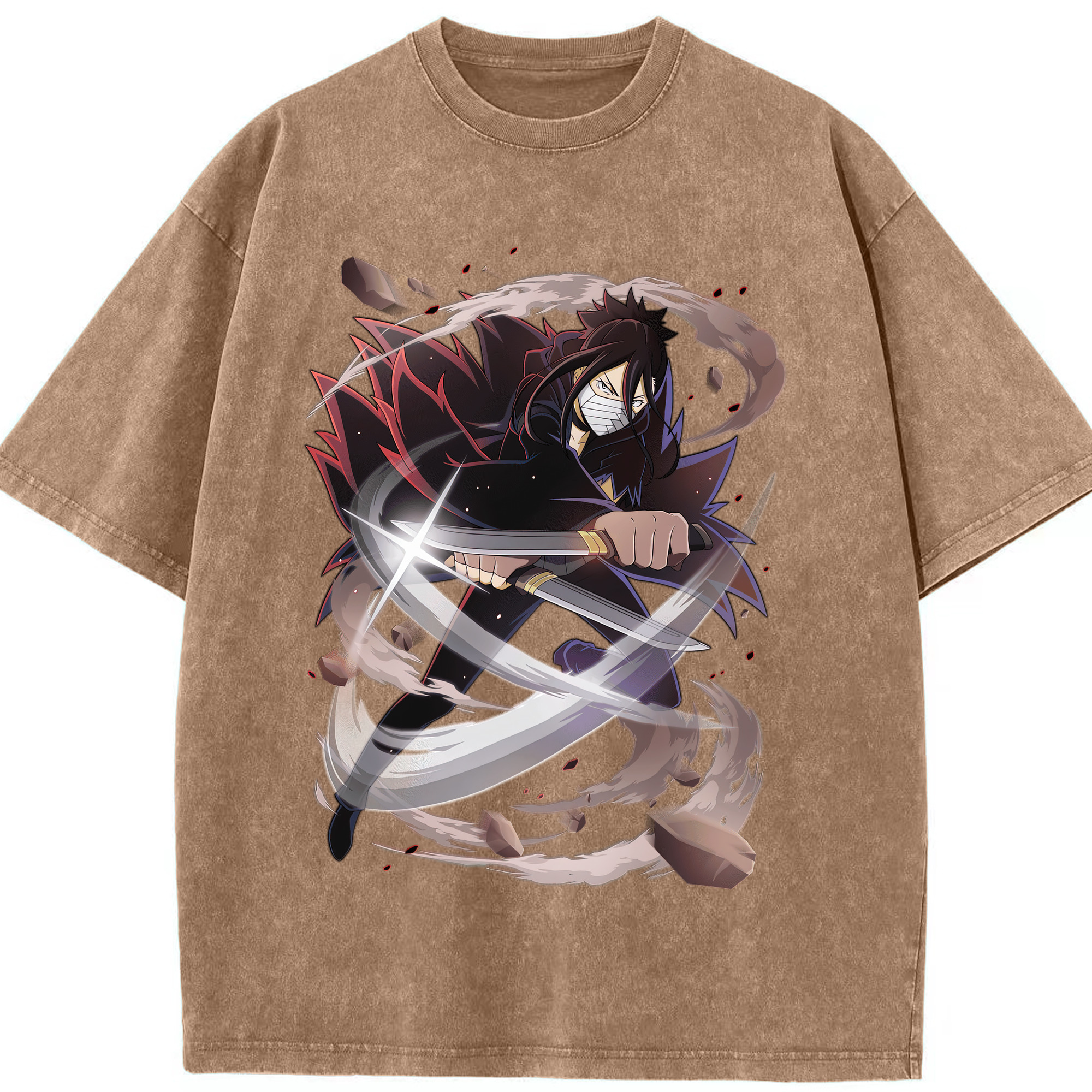 （画像用） 文豪ストレイドッグス Bungo Stray Dogs 綿100% ヴィンテージ風 半袖Tシャツ（フロントプリント）