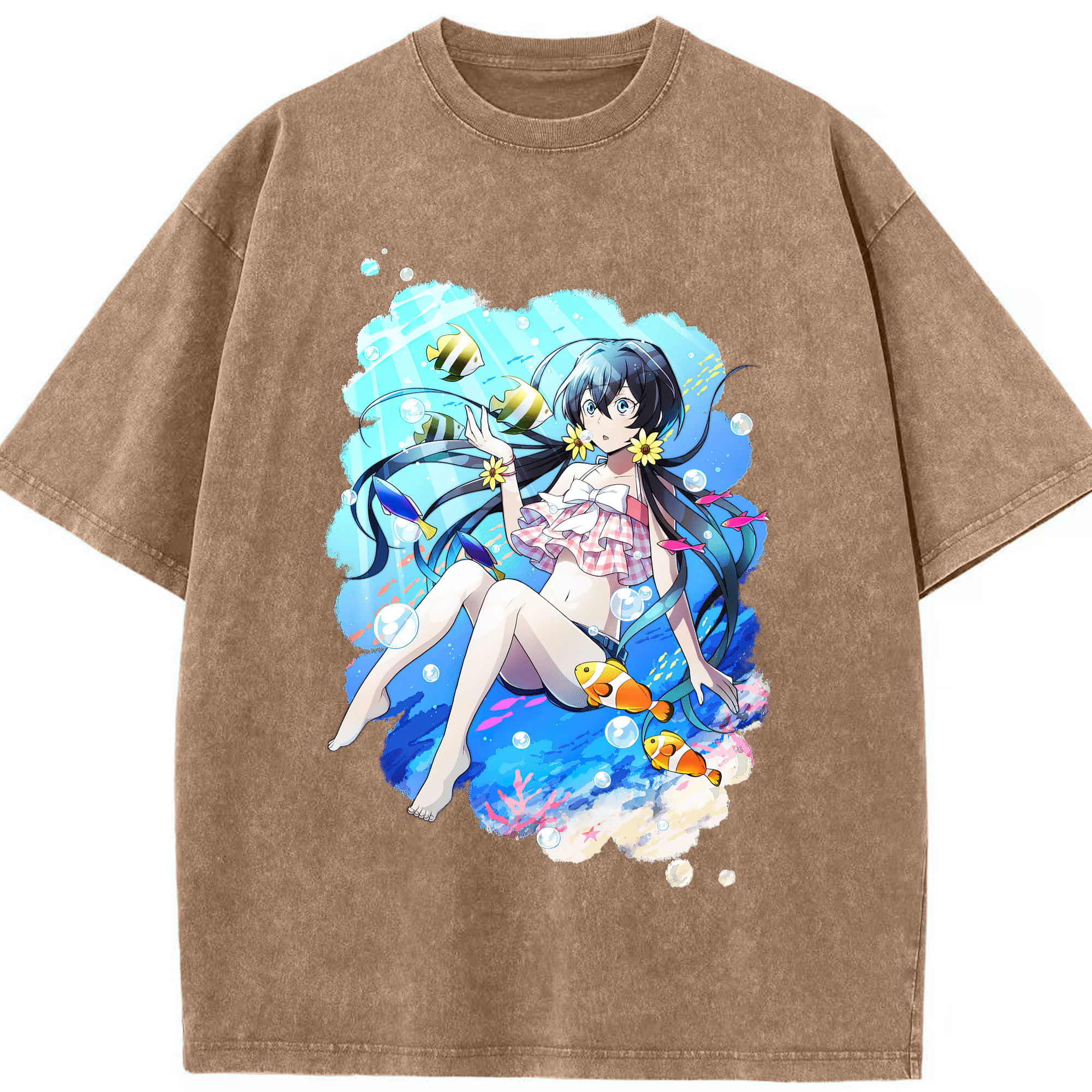（画像用） 文豪ストレイドッグス Bungo Stray Dogs 綿100% ヴィンテージ風 半袖Tシャツ（フロントプリント）