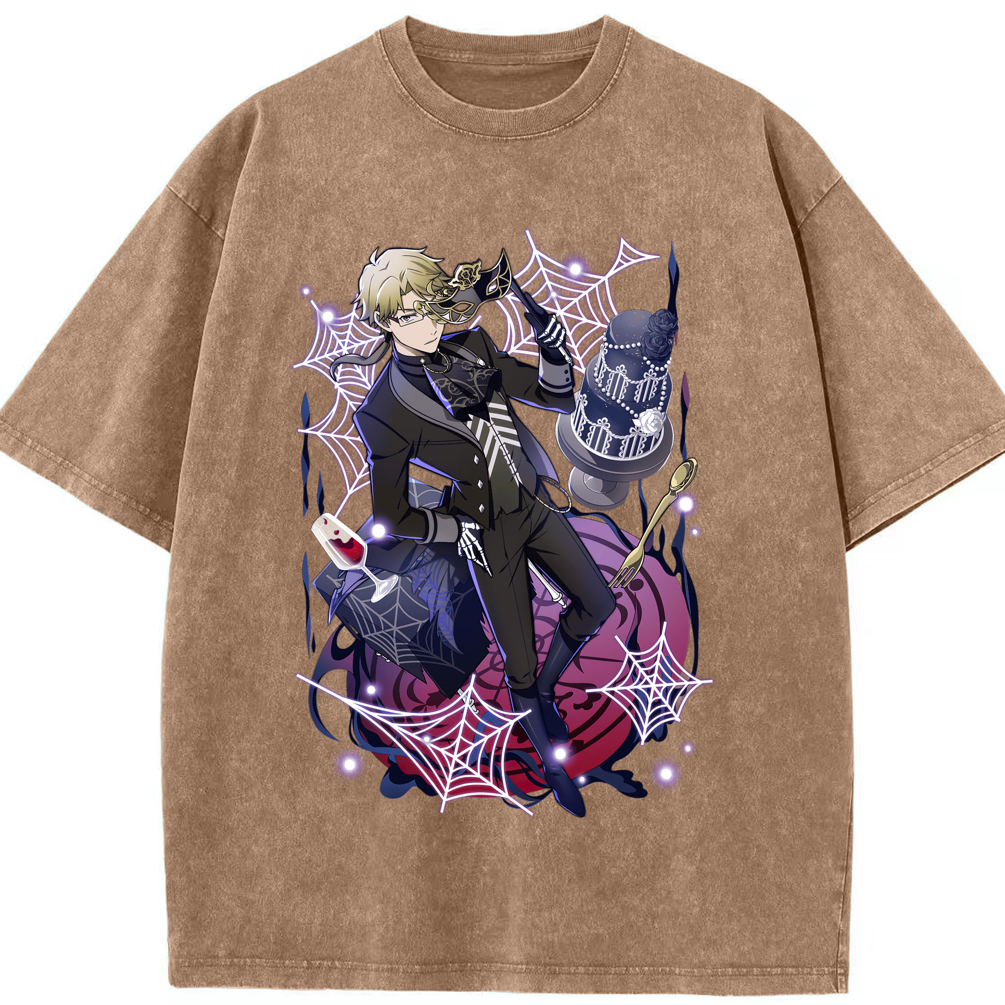 （画像用） 文豪ストレイドッグス Bungo Stray Dogs 綿100% ヴィンテージ風 半袖Tシャツ（フロントプリント）
