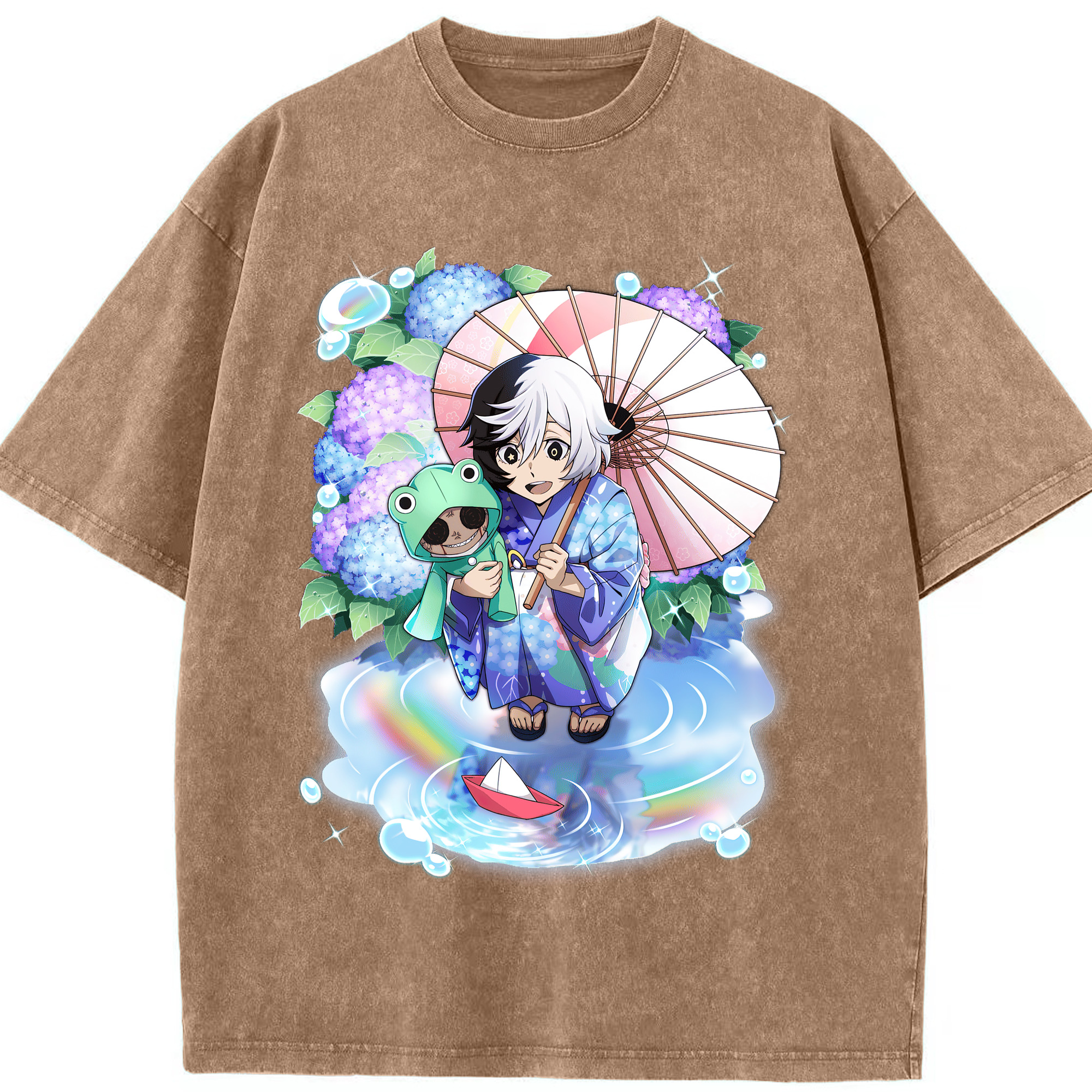 （画像用） 文豪ストレイドッグス Bungo Stray Dogs 綿100% ヴィンテージ風 半袖Tシャツ（フロントプリント）