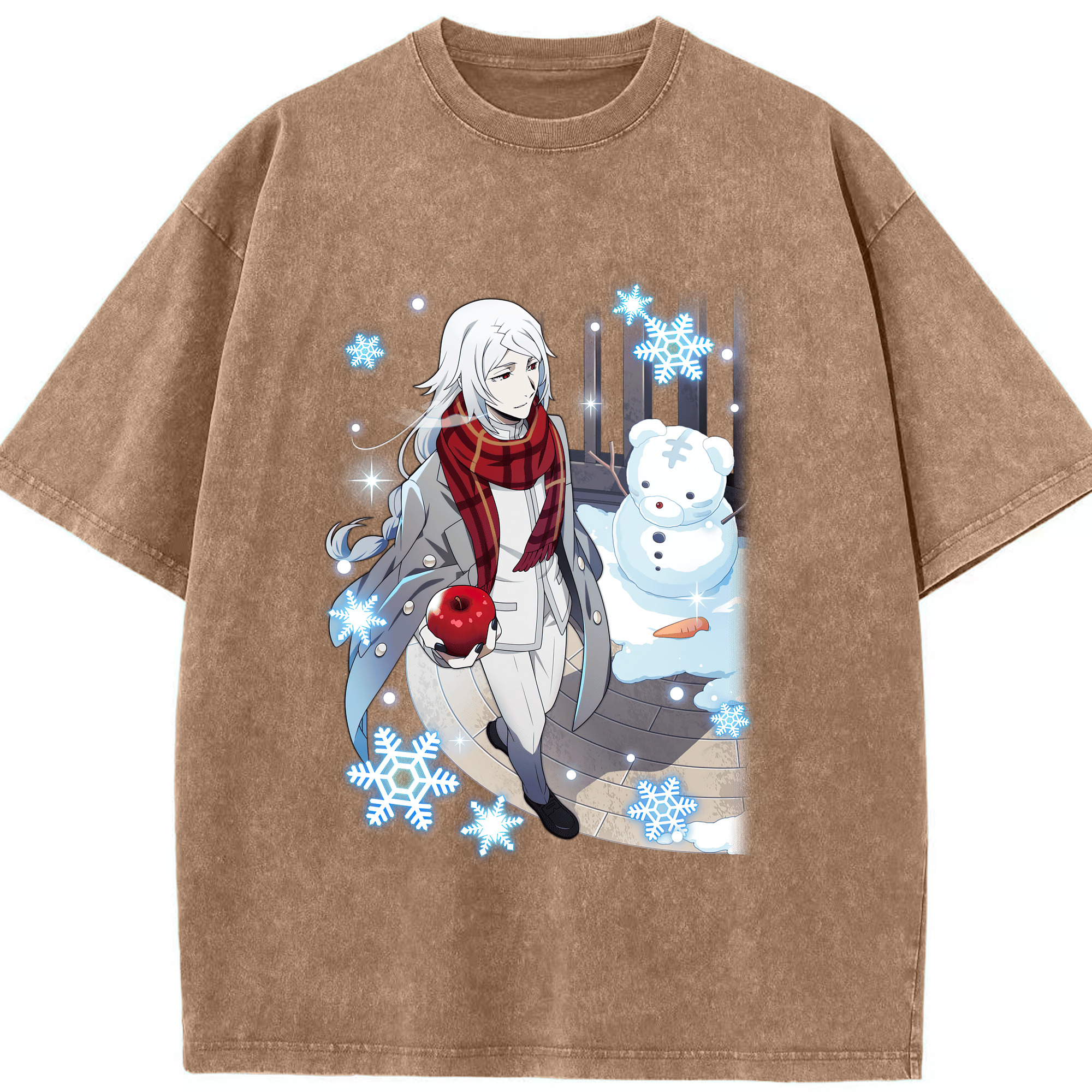 （画像用） 文豪ストレイドッグス Bungo Stray Dogs 綿100% ヴィンテージ風 半袖Tシャツ（フロントプリント）