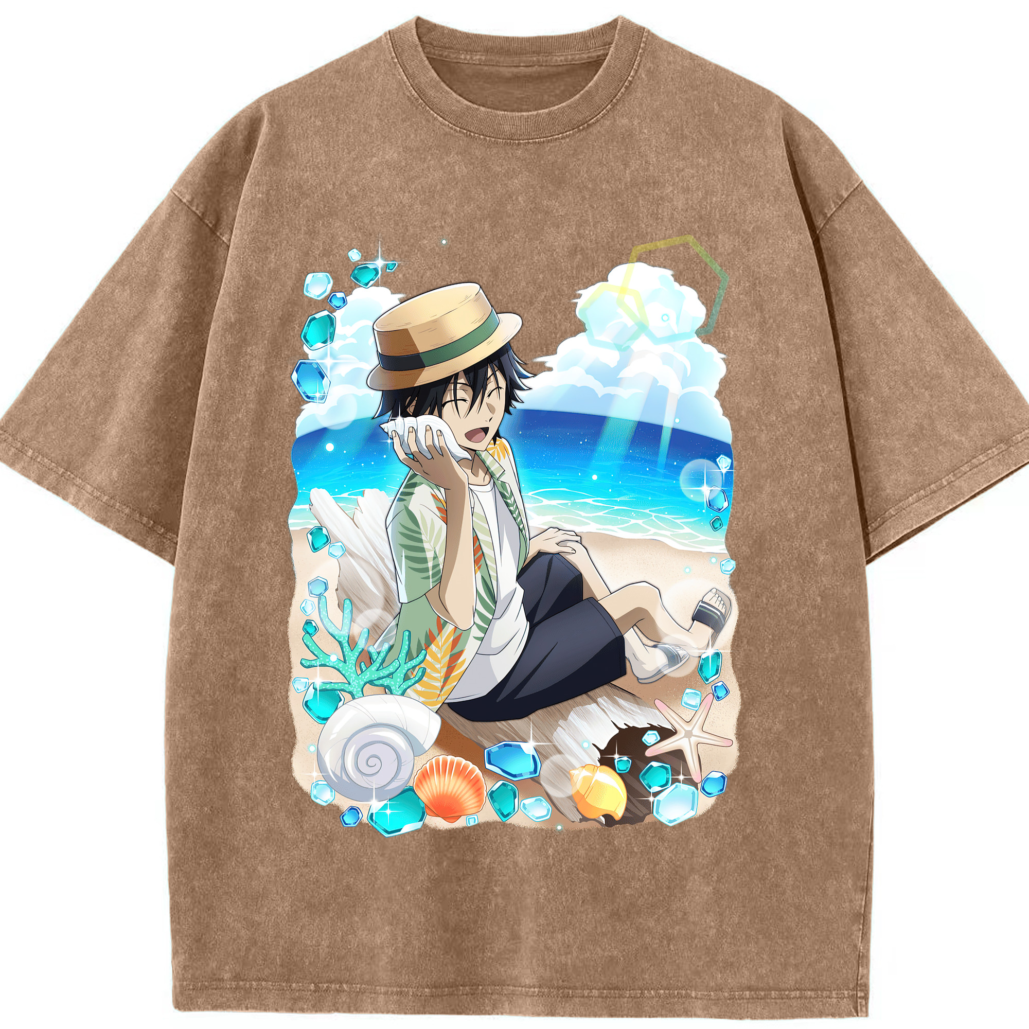 （画像用） 文豪ストレイドッグス Bungo Stray Dogs 綿100% ヴィンテージ風 半袖Tシャツ（フロントプリント）
