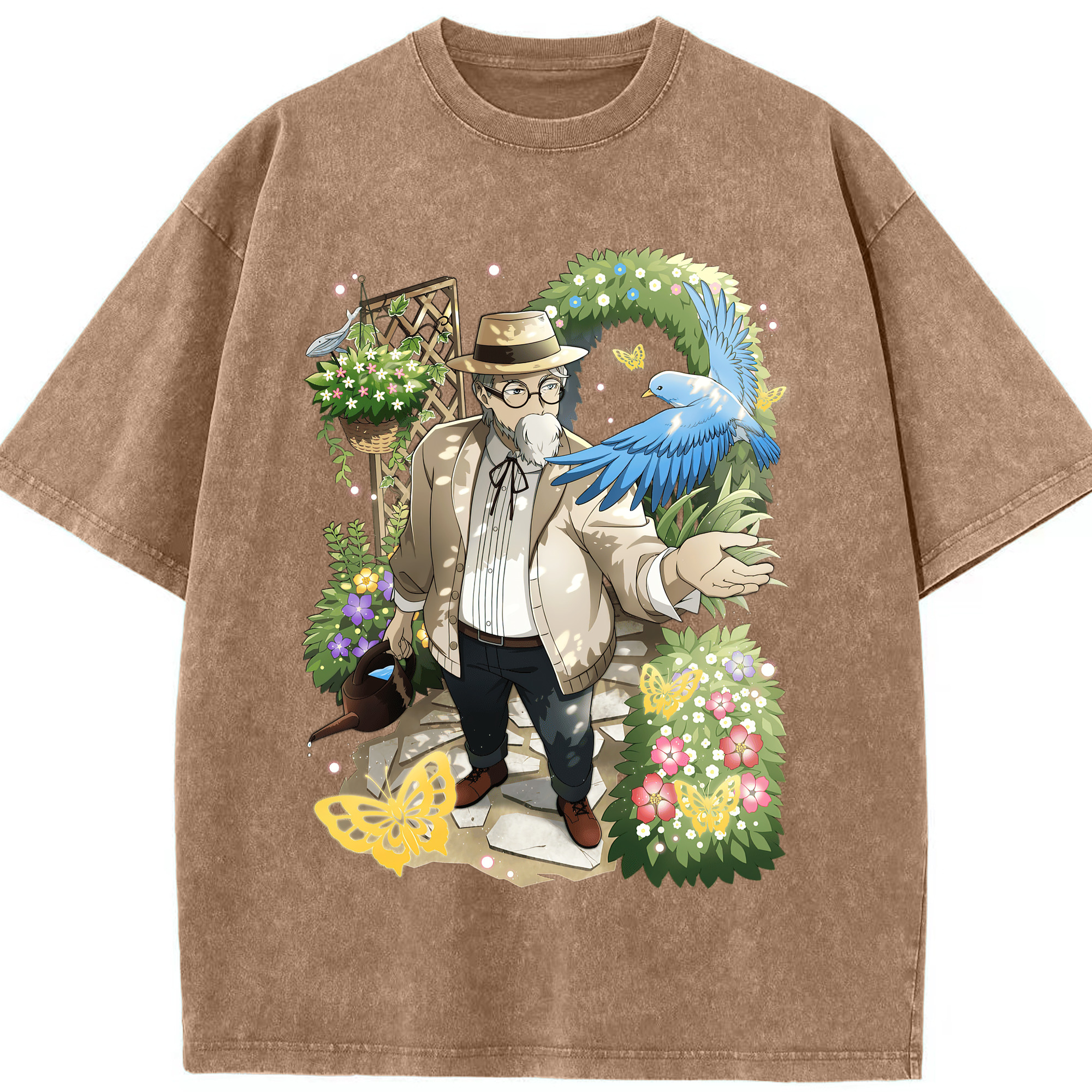 （画像用） 文豪ストレイドッグス Bungo Stray Dogs 綿100% ヴィンテージ風 半袖Tシャツ（フロントプリント）