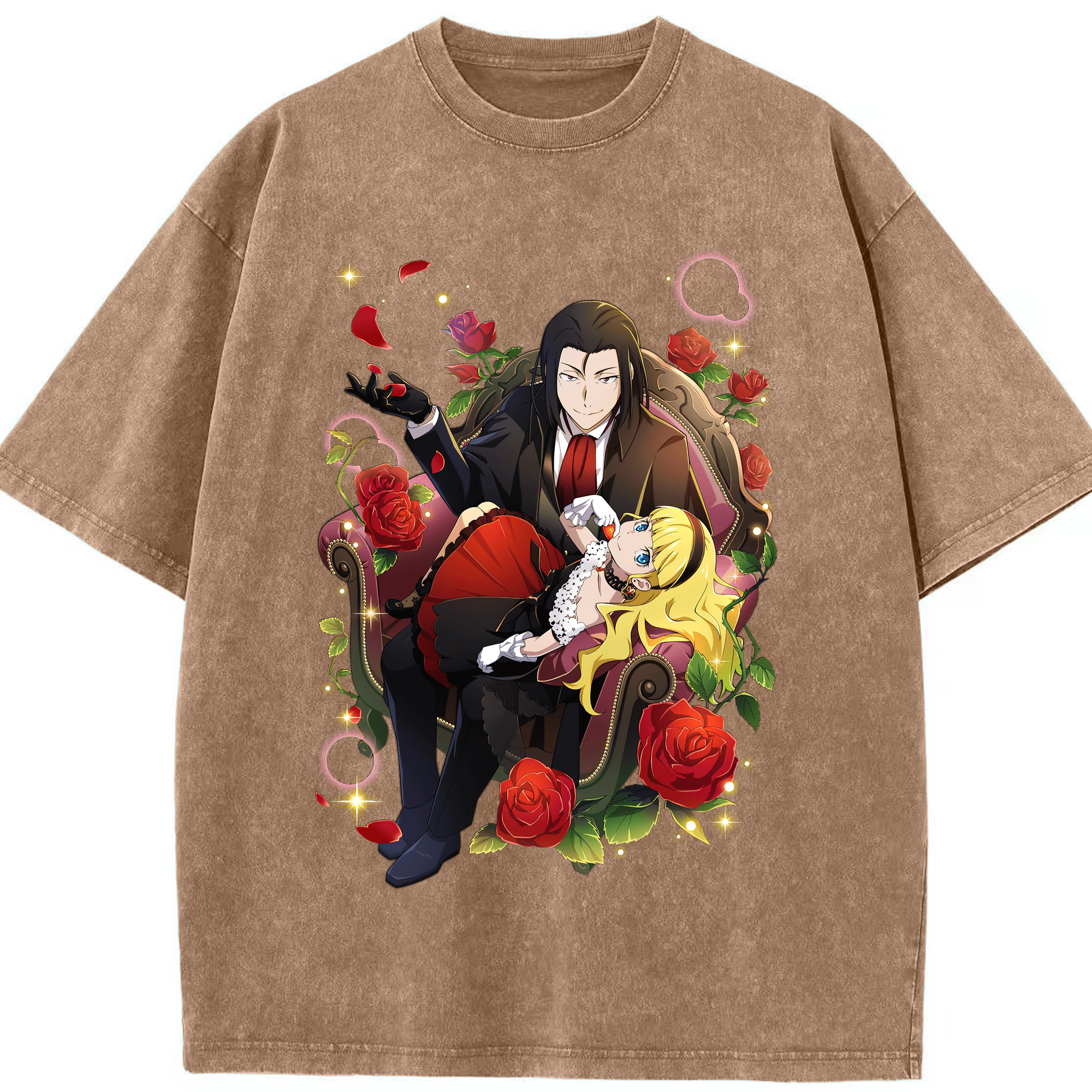 （画像用） 文豪ストレイドッグス Bungo Stray Dogs 綿100% ヴィンテージ風 半袖Tシャツ（フロントプリント）
