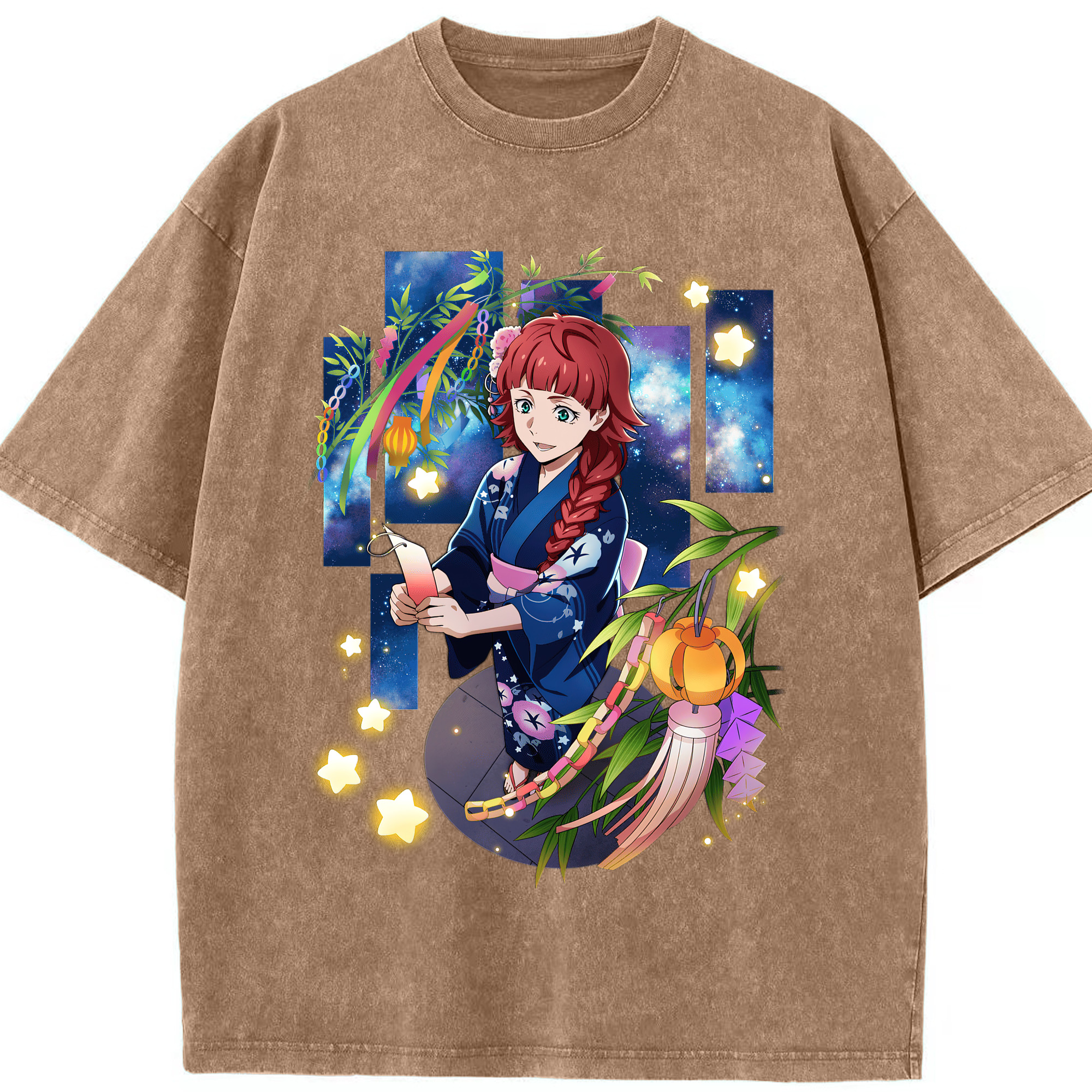 文豪ストレイドッグス Bungo Stray Dogs 綿100% ヴィンテージ風 半袖Tシャツ（フロントプリント）