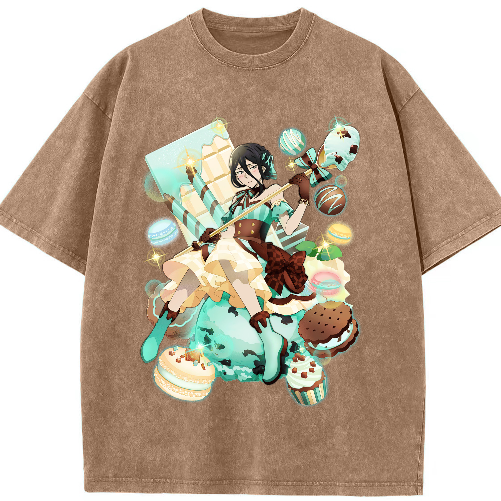 （画像用） 文豪ストレイドッグス Bungo Stray Dogs 綿100% ヴィンテージ風 半袖Tシャツ（フロントプリント）