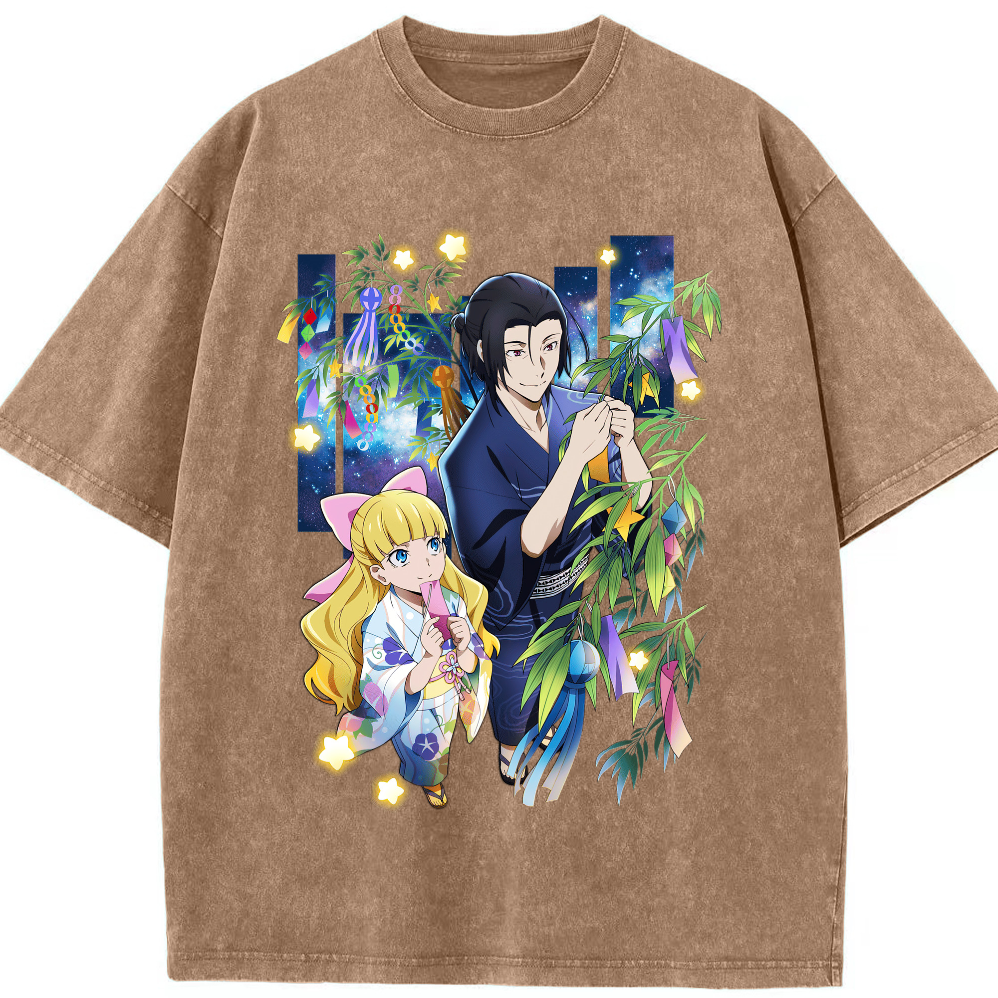 （画像用） 文豪ストレイドッグス Bungo Stray Dogs 綿100% ヴィンテージ風 半袖Tシャツ（フロントプリント）