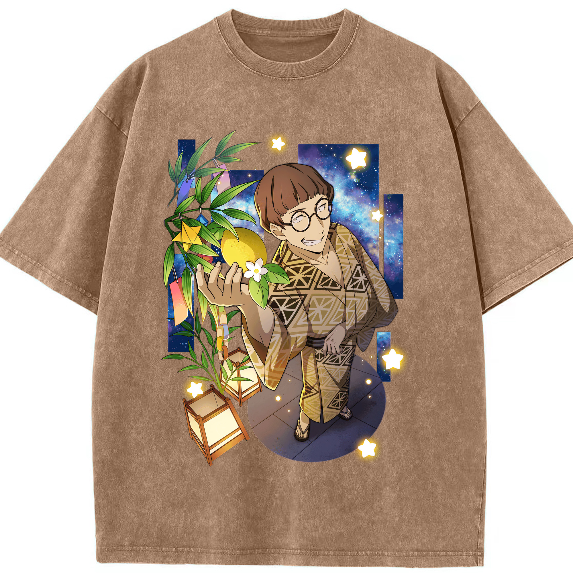 （画像用） 文豪ストレイドッグス Bungo Stray Dogs 綿100% ヴィンテージ風 半袖Tシャツ（フロントプリント）