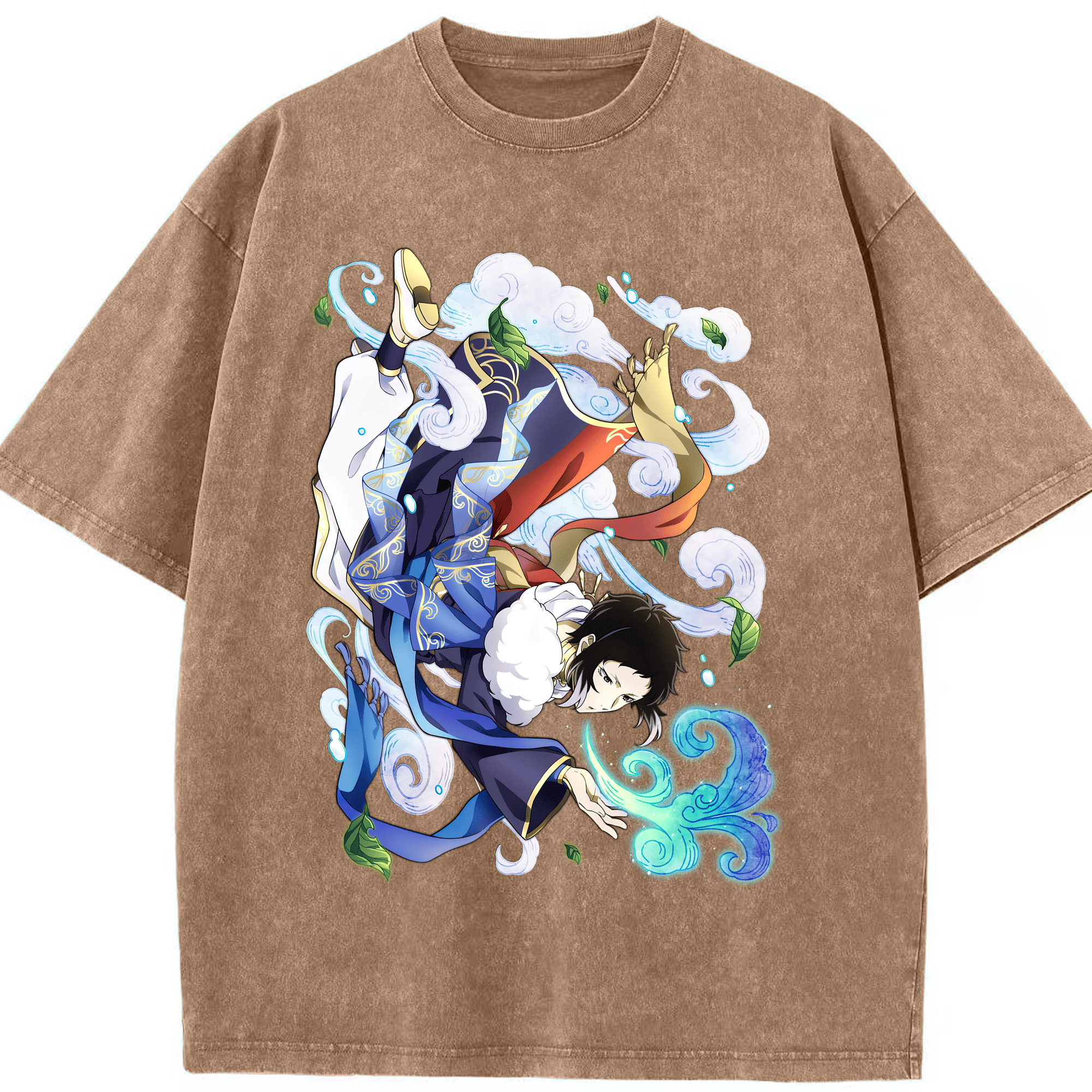 （画像用） 文豪ストレイドッグス Bungo Stray Dogs 綿100% ヴィンテージ風 半袖Tシャツ（フロントプリント）